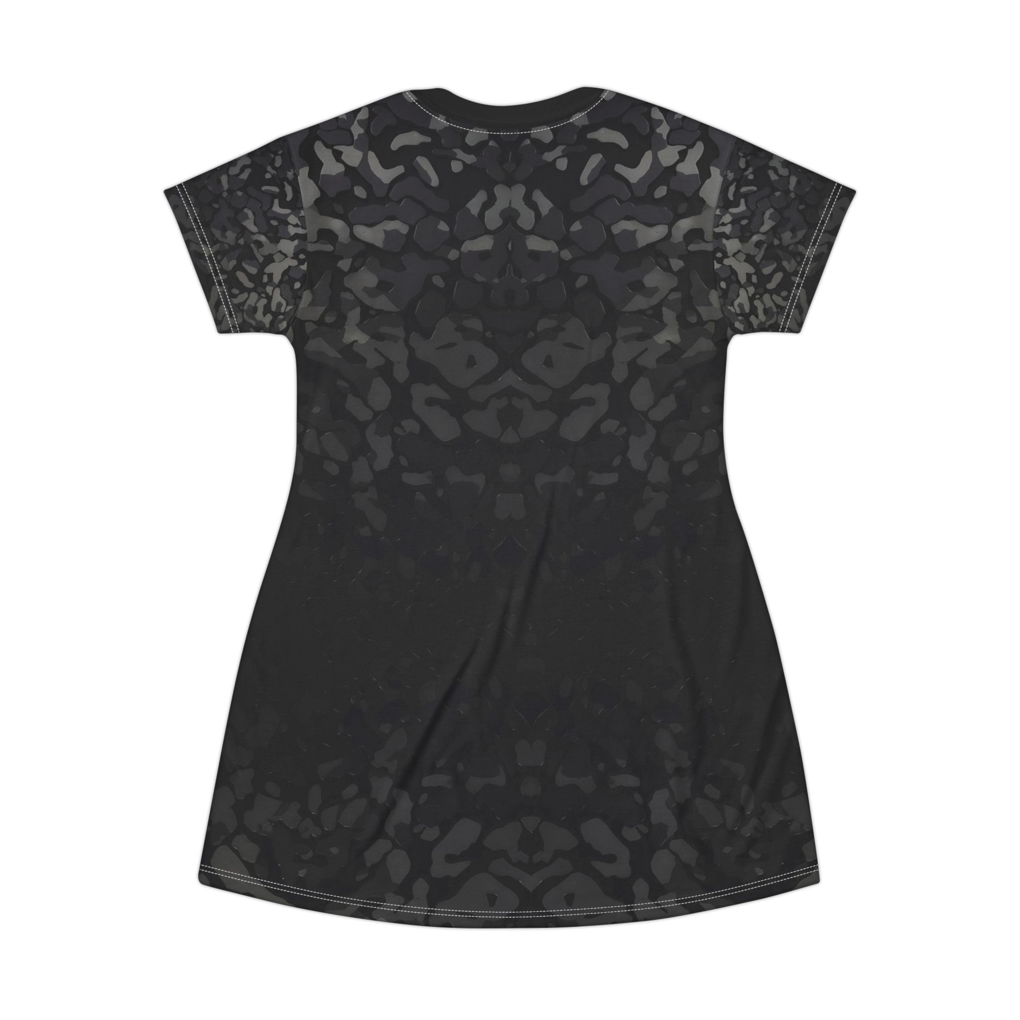 Black Camo T-Shirt Dress | Casual Chic for Everyday Style - Angel Body