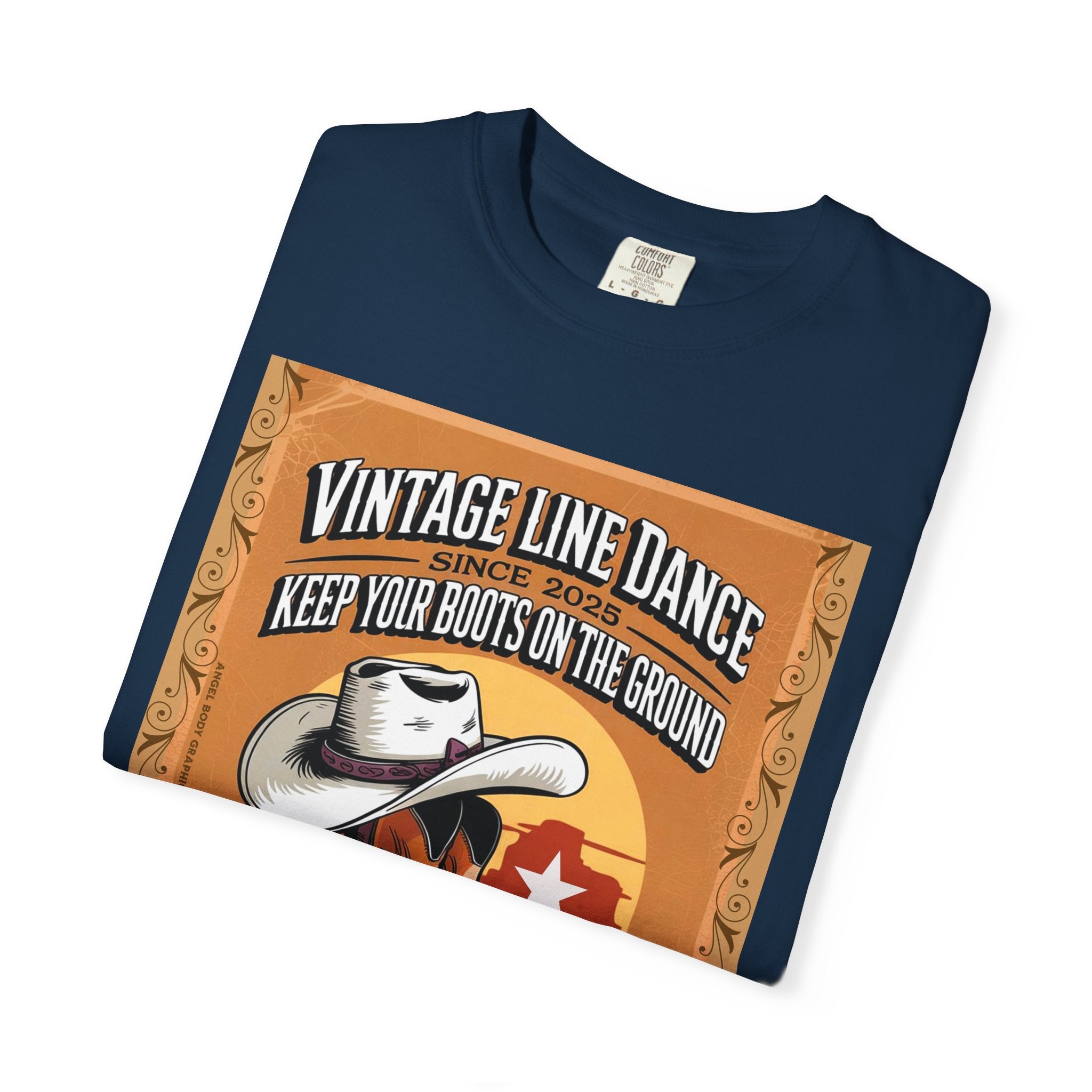 Vintage Line Dance T-Shirt - Keep Your Boots on the Ground