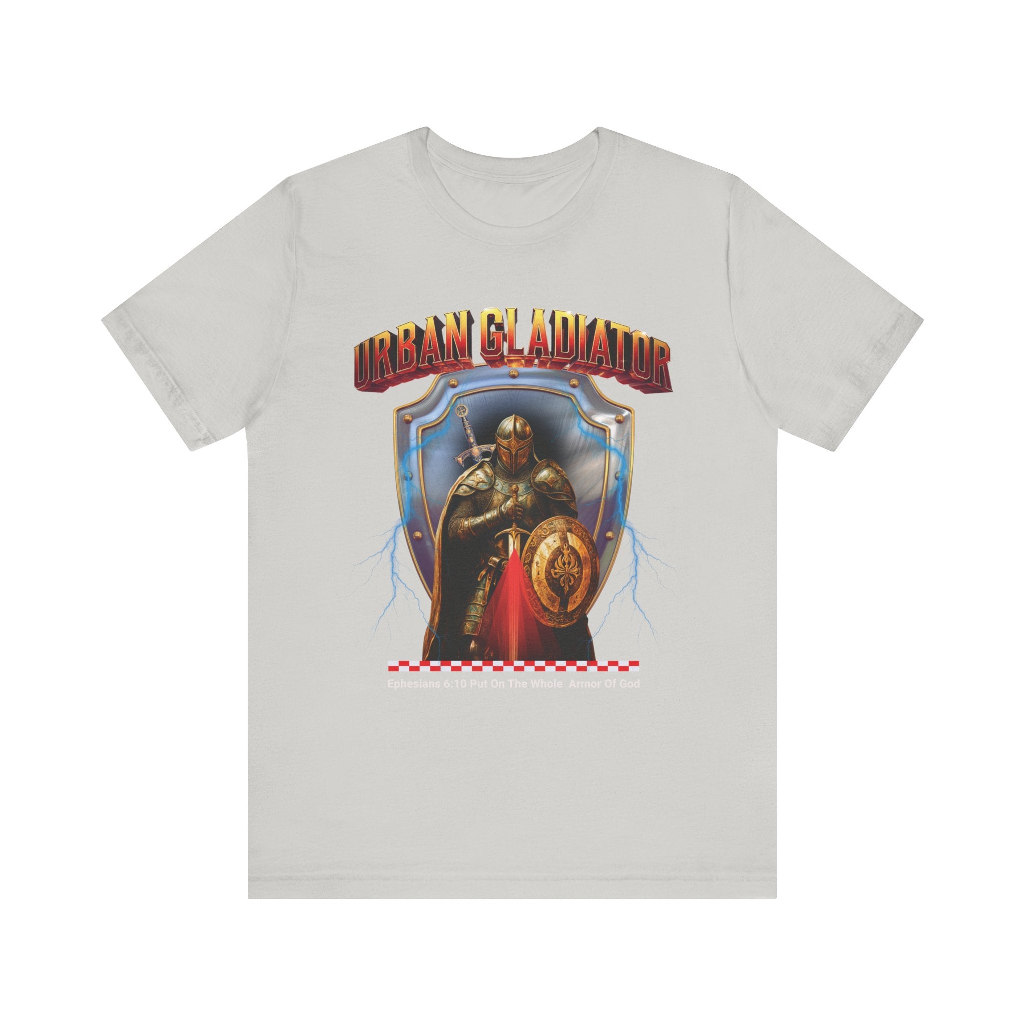 Unisex Jersey Short Sleeve Tee: Colorful Art Put on the whole Armored of God - Angel Body