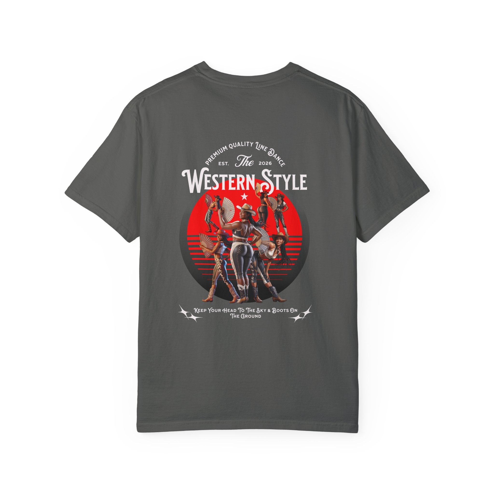 Retro Graphic Unisex Line Dance T-Shirt - 'Where Them Fans At?' - Angel Body