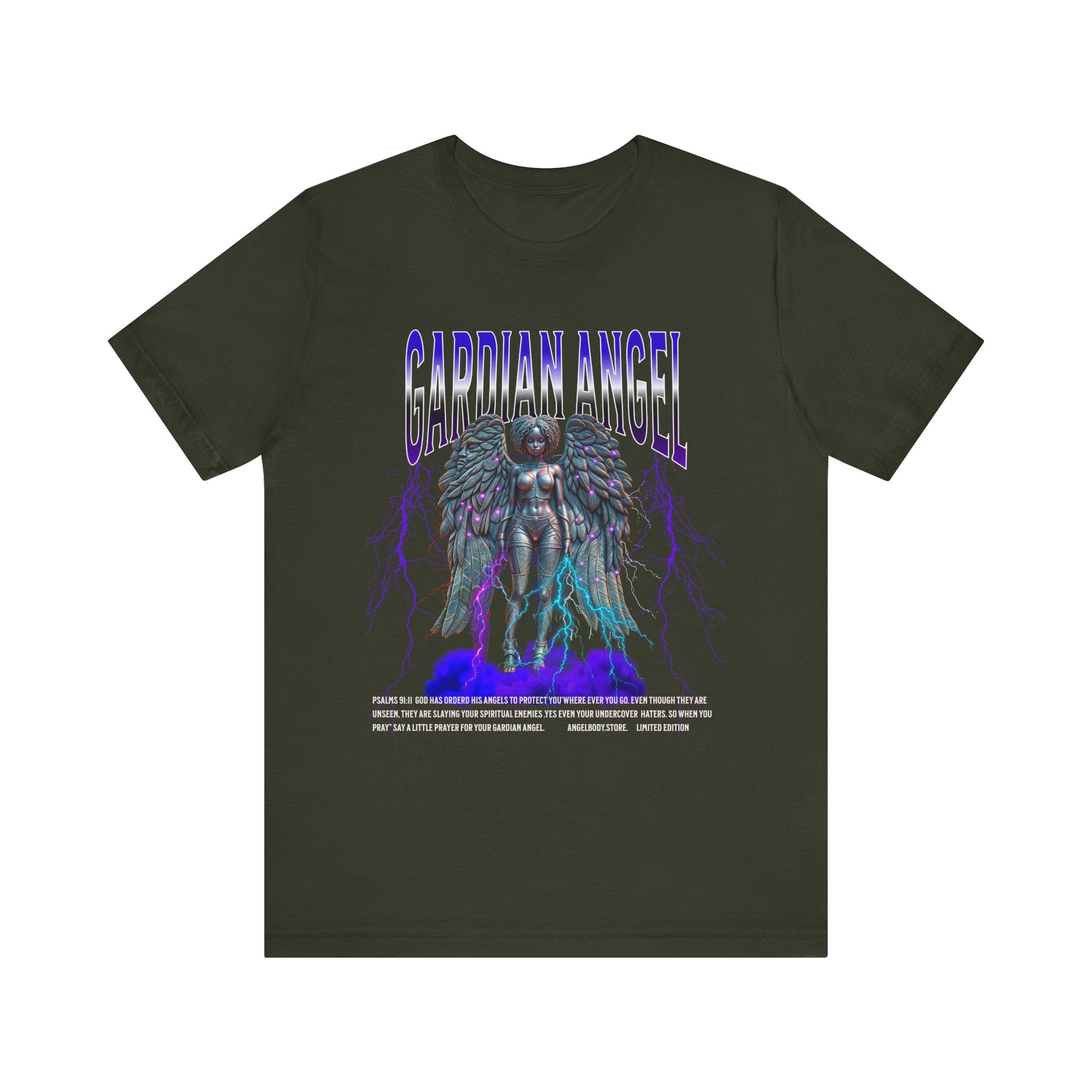 Unisex Jersey Short Sleeve Tee. Guardian Angel Spiritual Warrior - Angel Body
