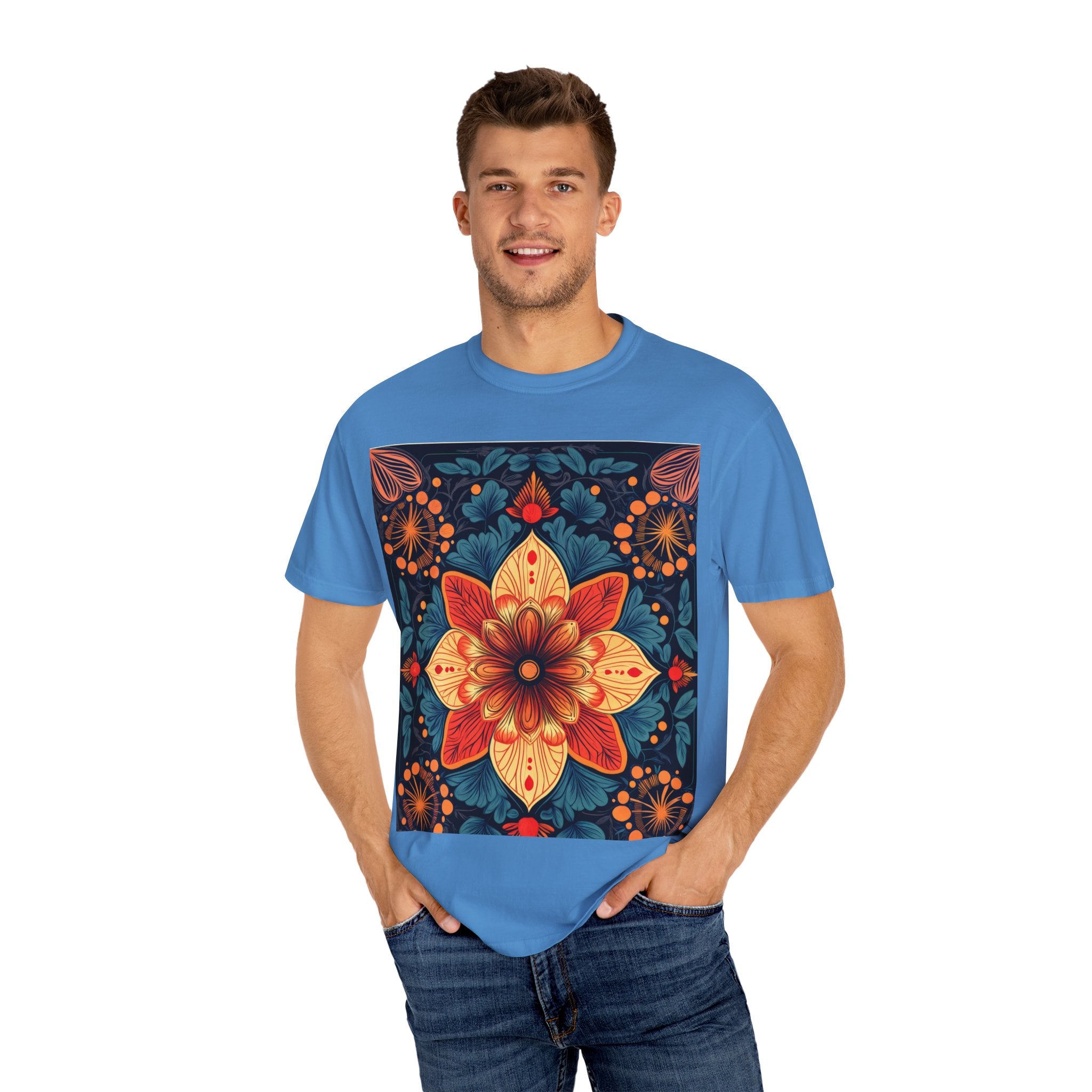 Mandala Style T-Shirt - Angel Body
