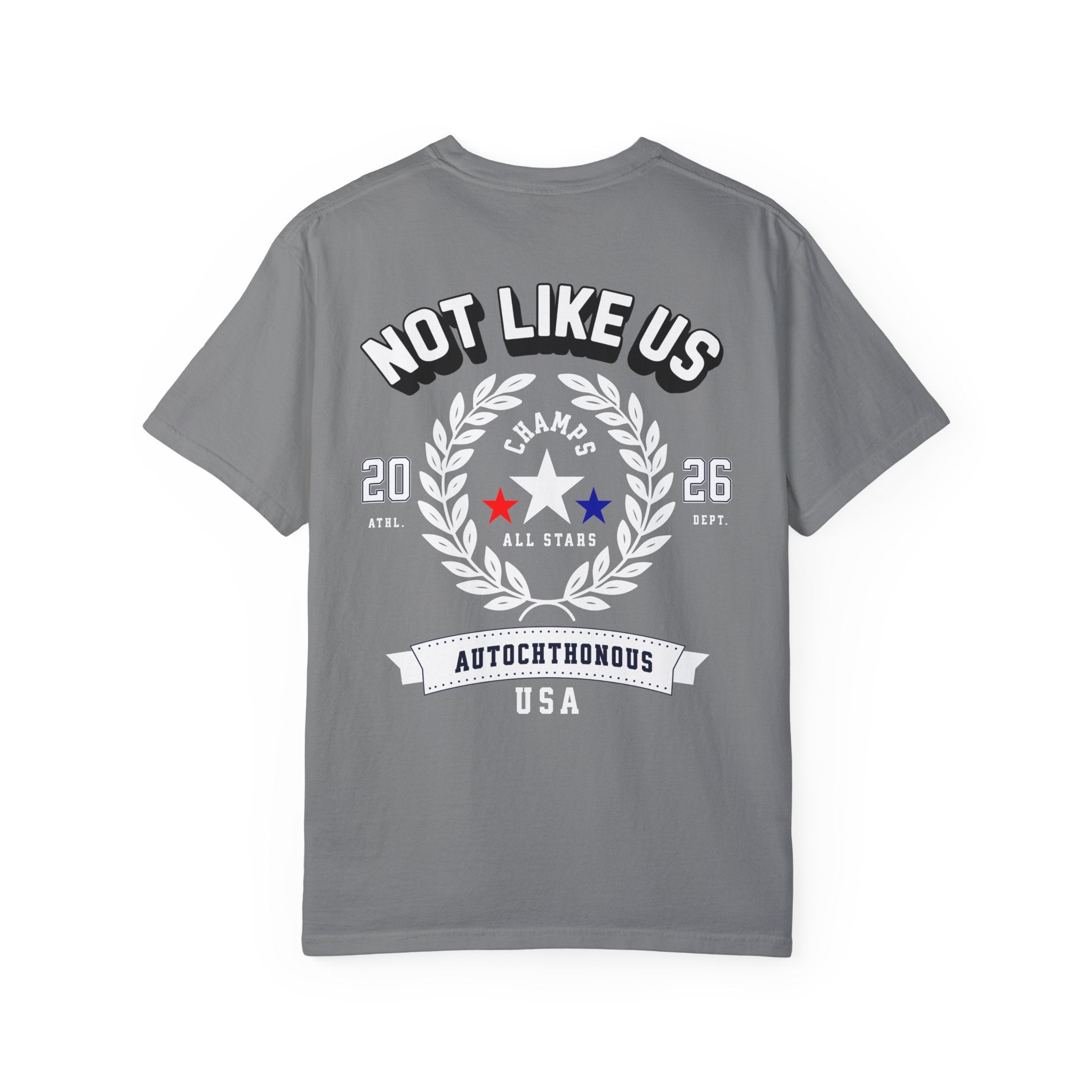 Autochthonous All Stars Unisex Garment-Dyed T-Shirt - Sports Inspired Tee for Casual Days - Angel Body