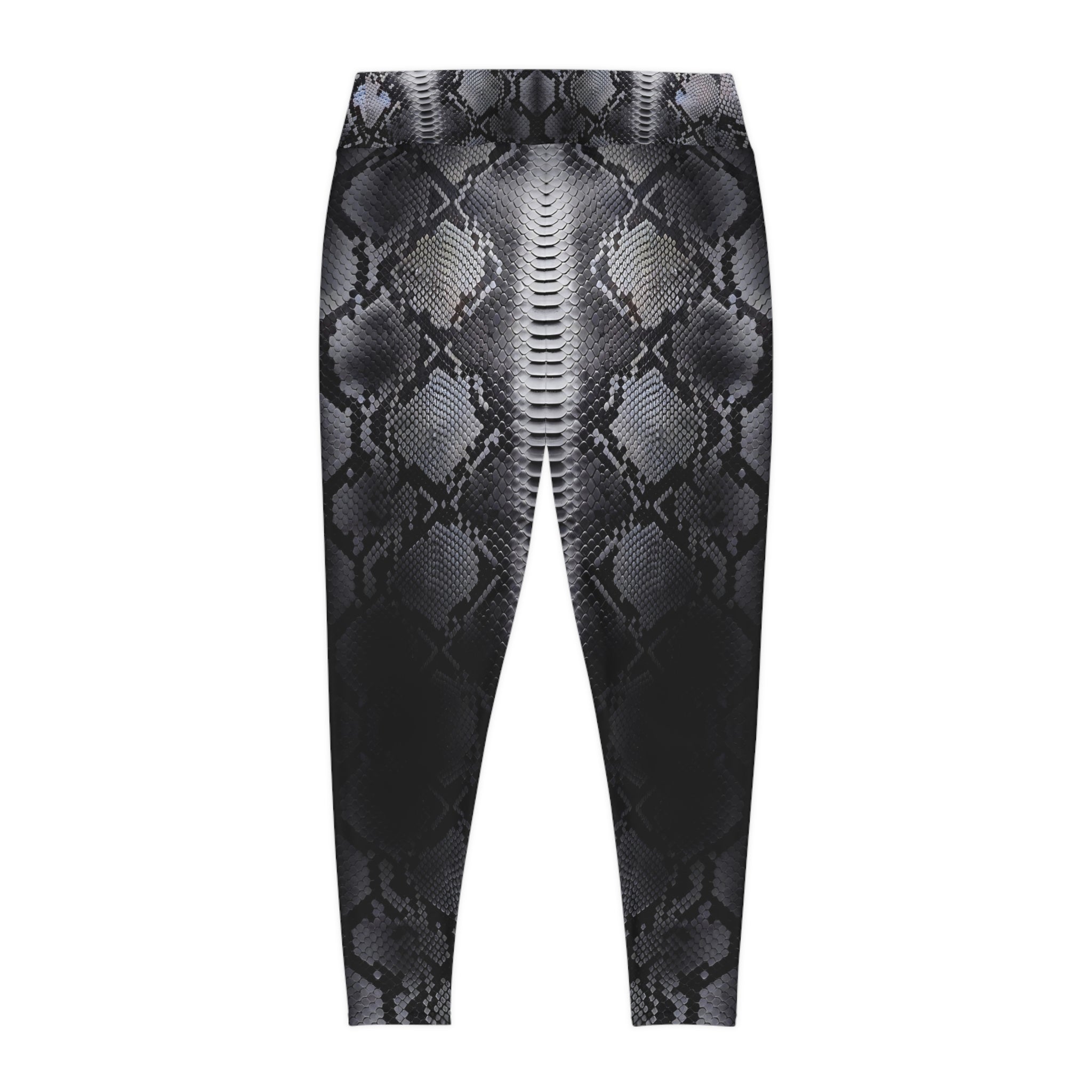 Plus Size Snake Print Leggings | Fashionable Comfort for Every Occasion - Angel Body