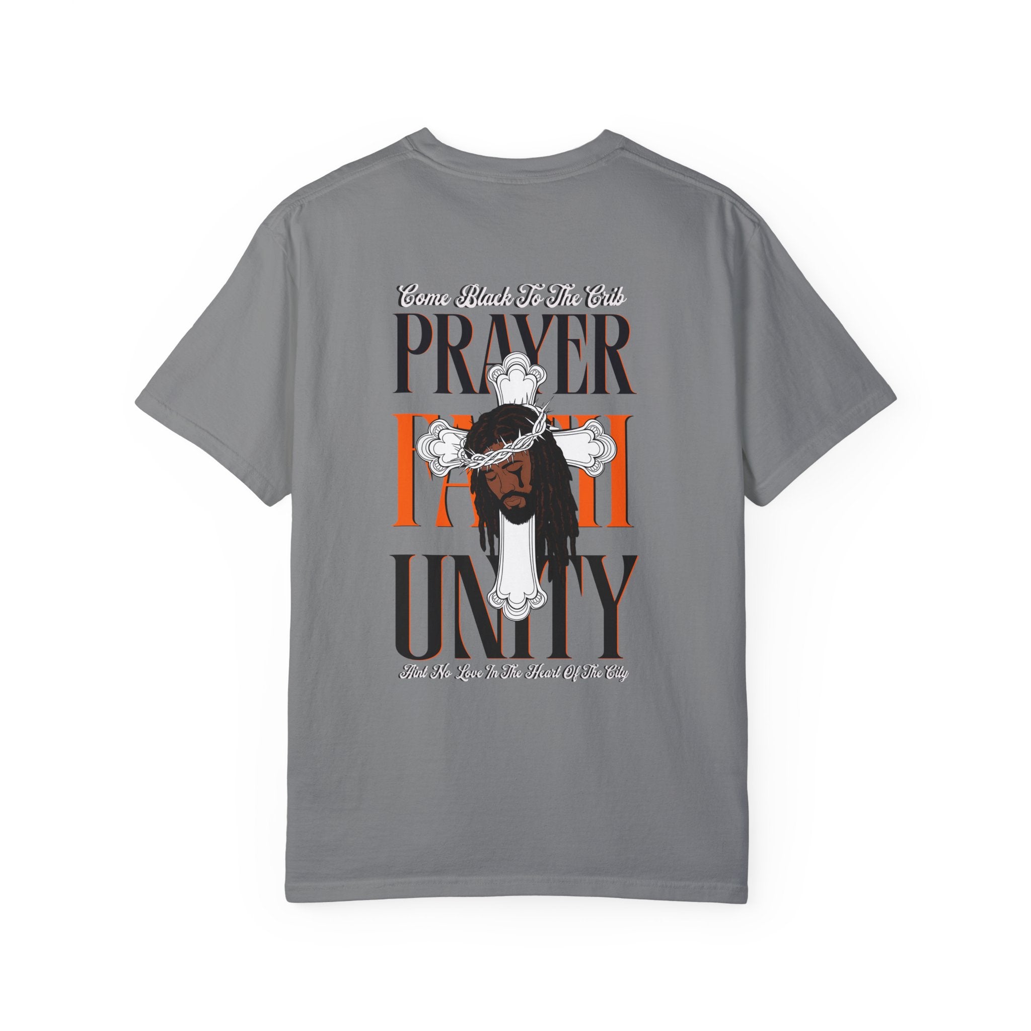 Unisex Garment-Dyed T-Shirt - Lovely Prayer & Unity Design - Angel Body