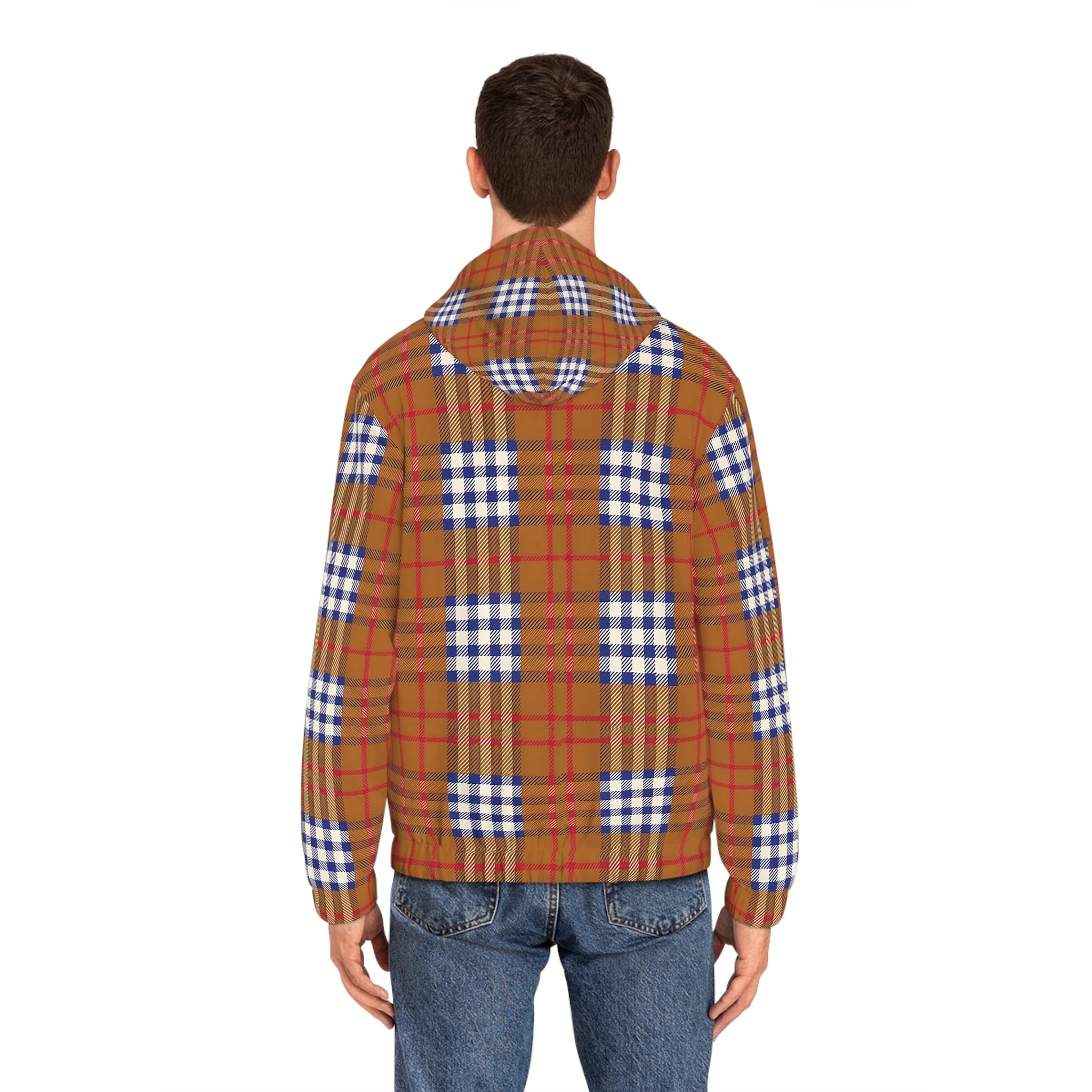 Amazing Plaid Full-Zip Hoodie - Cozy Men's Layer for Every Season - Angel Body