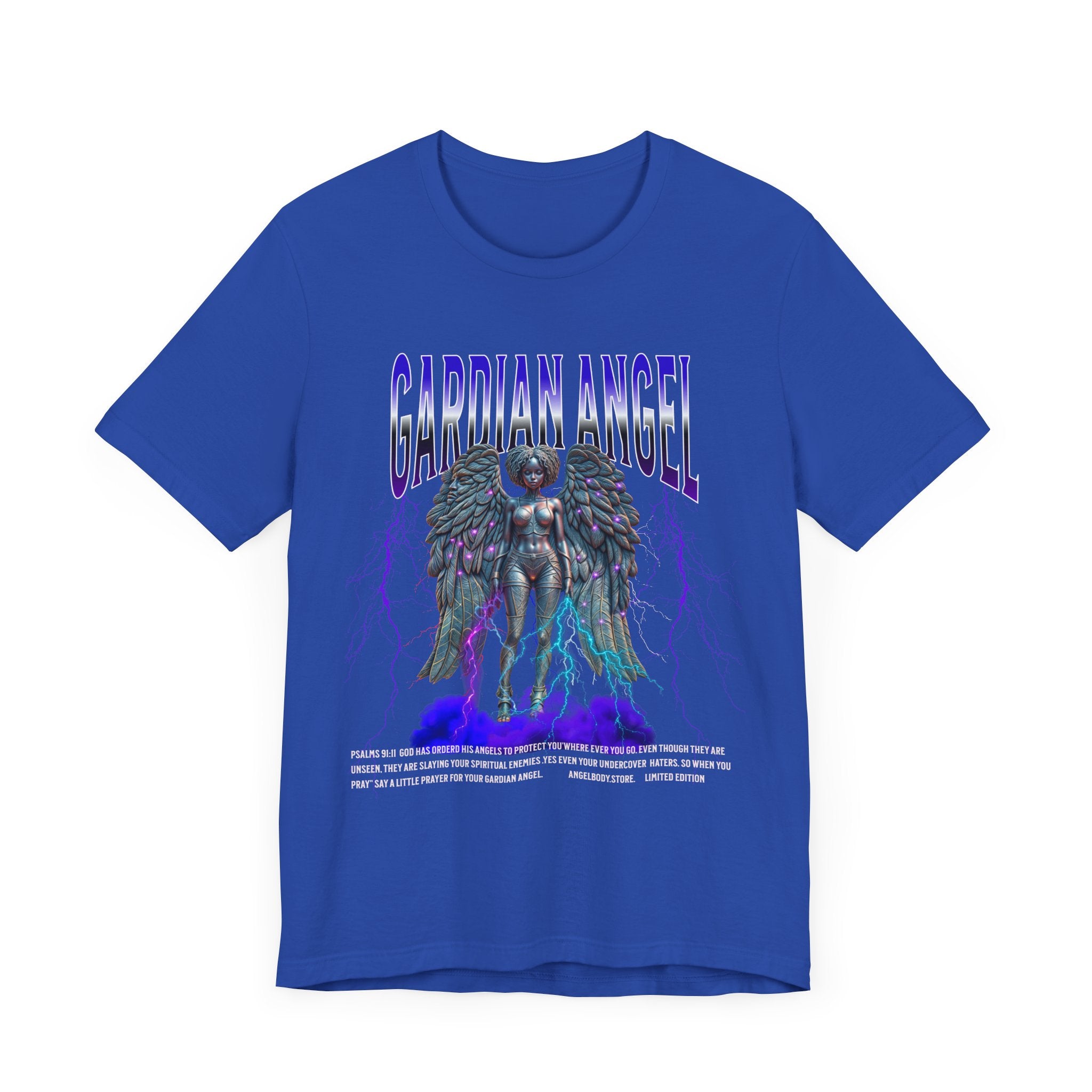 Unisex Jersey Short Sleeve Tee. Guardian Angel Spiritual Warrior - Angel Body