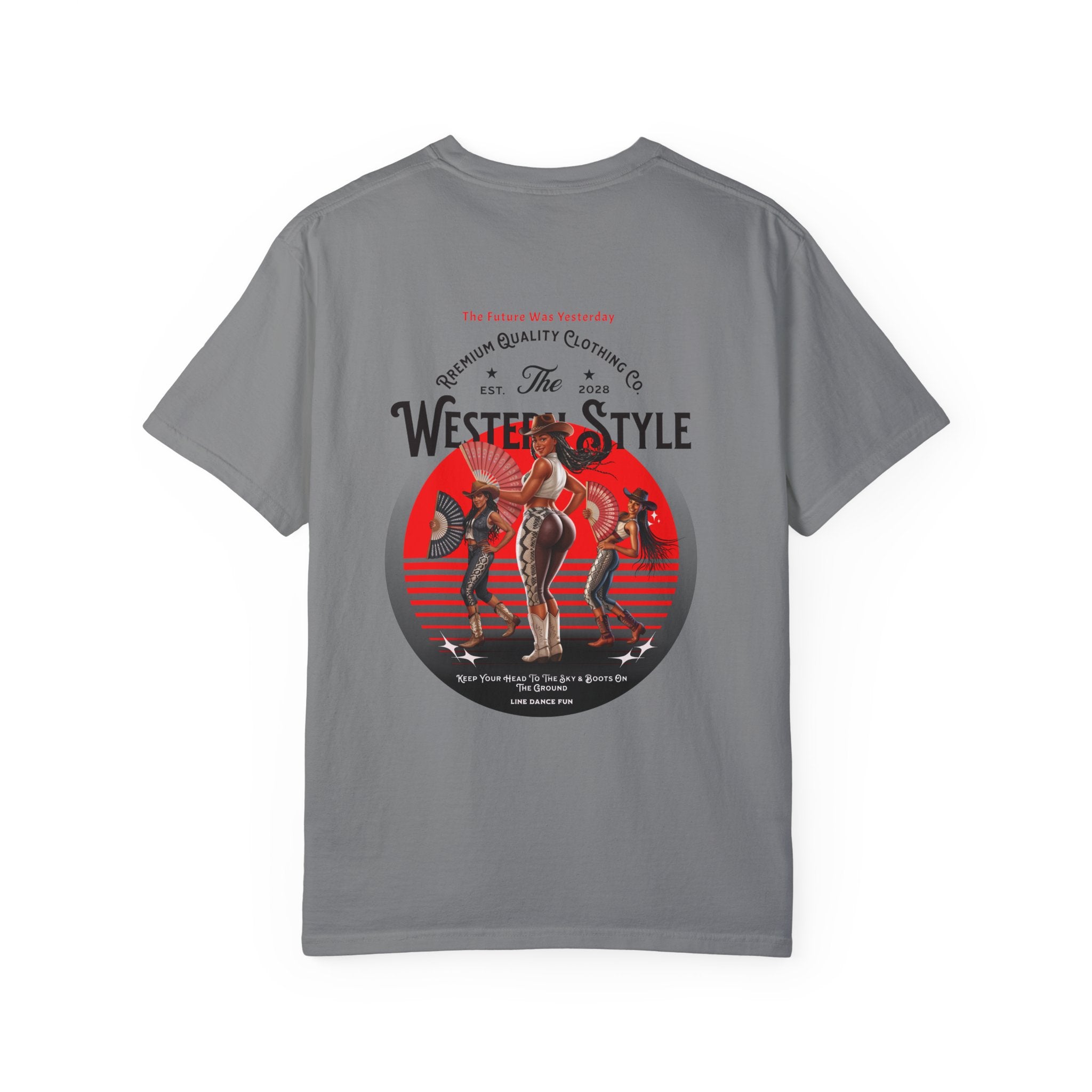 Vintage Western Style T-Shirt - Unisex Graphic Tee for Country Lovers - Angel Body