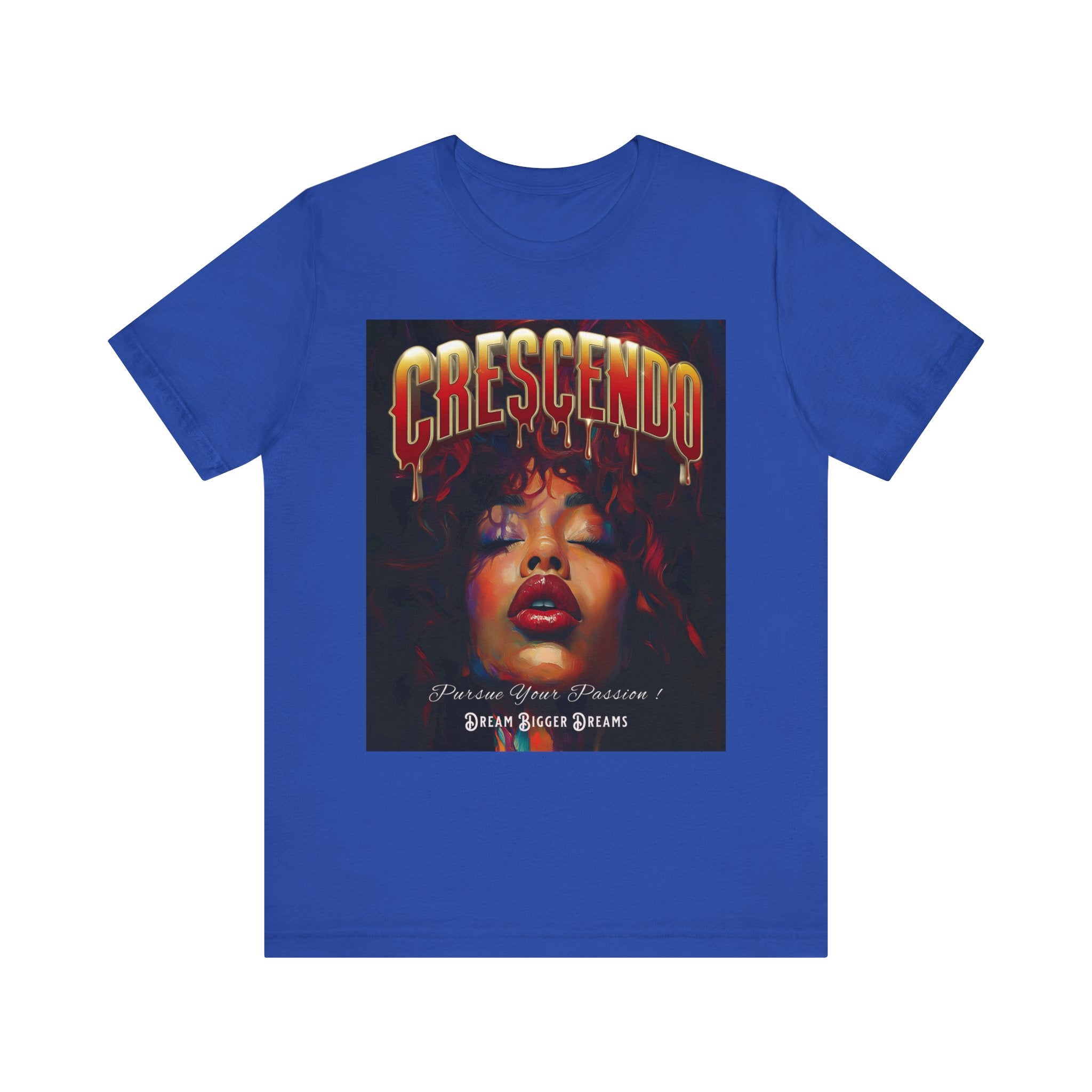 Crescendo Unisex Tee Word play message That means take your life to the highest hight's - Angel Body