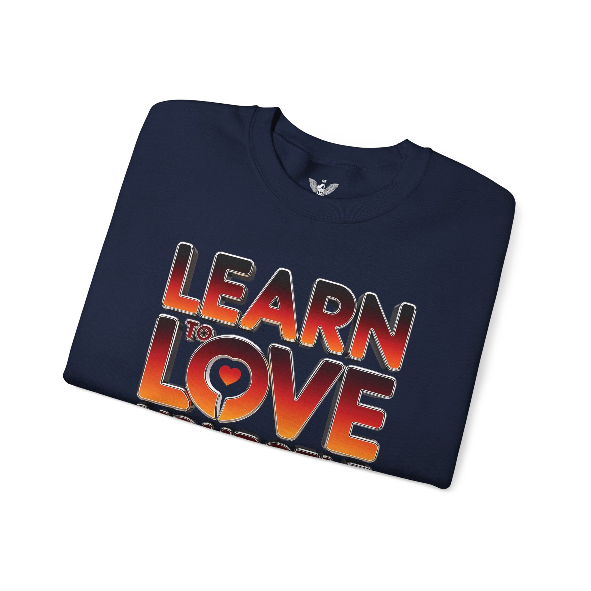 Learn to Love Yourself 2025 Crewneck Sweatshirt - Angel Body