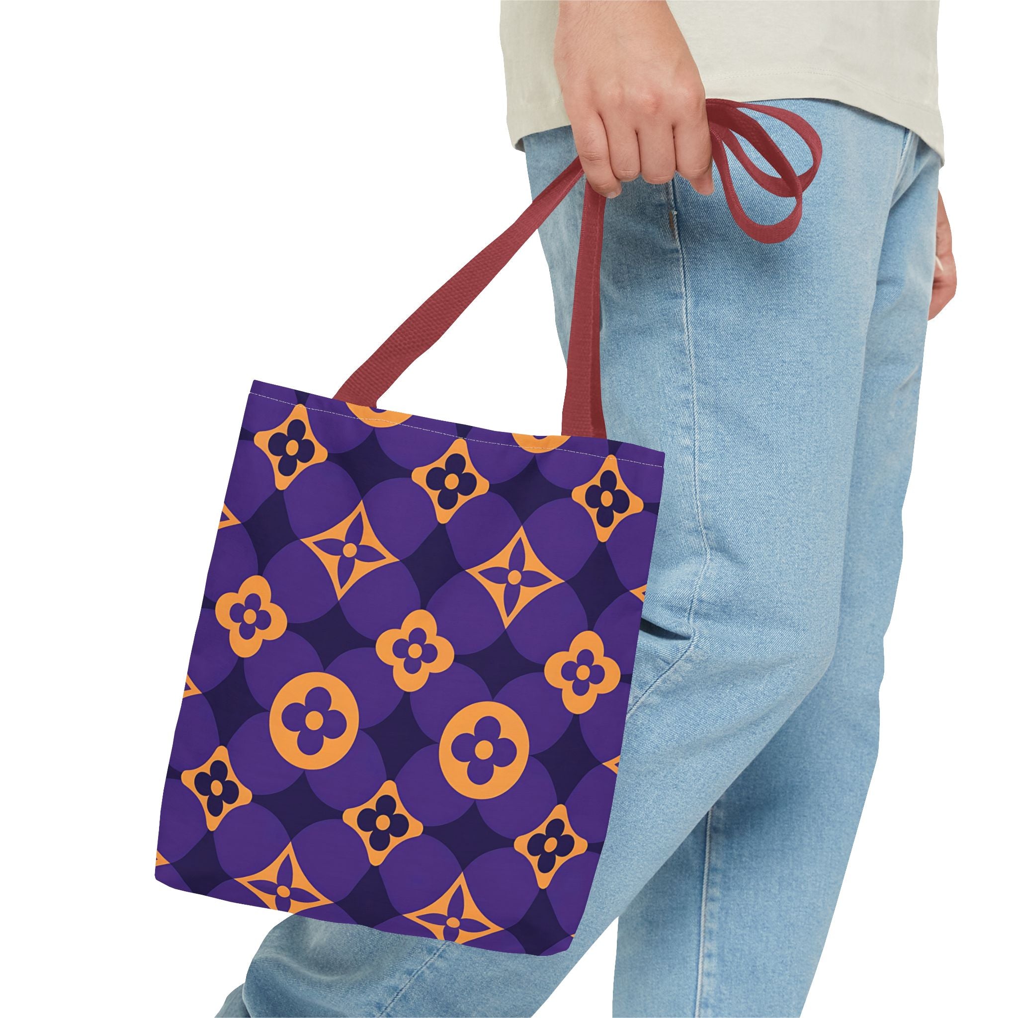 Colorful Floral Pattern Tote Bag - Stylish & Versatile Everyday Bag - Angel Body