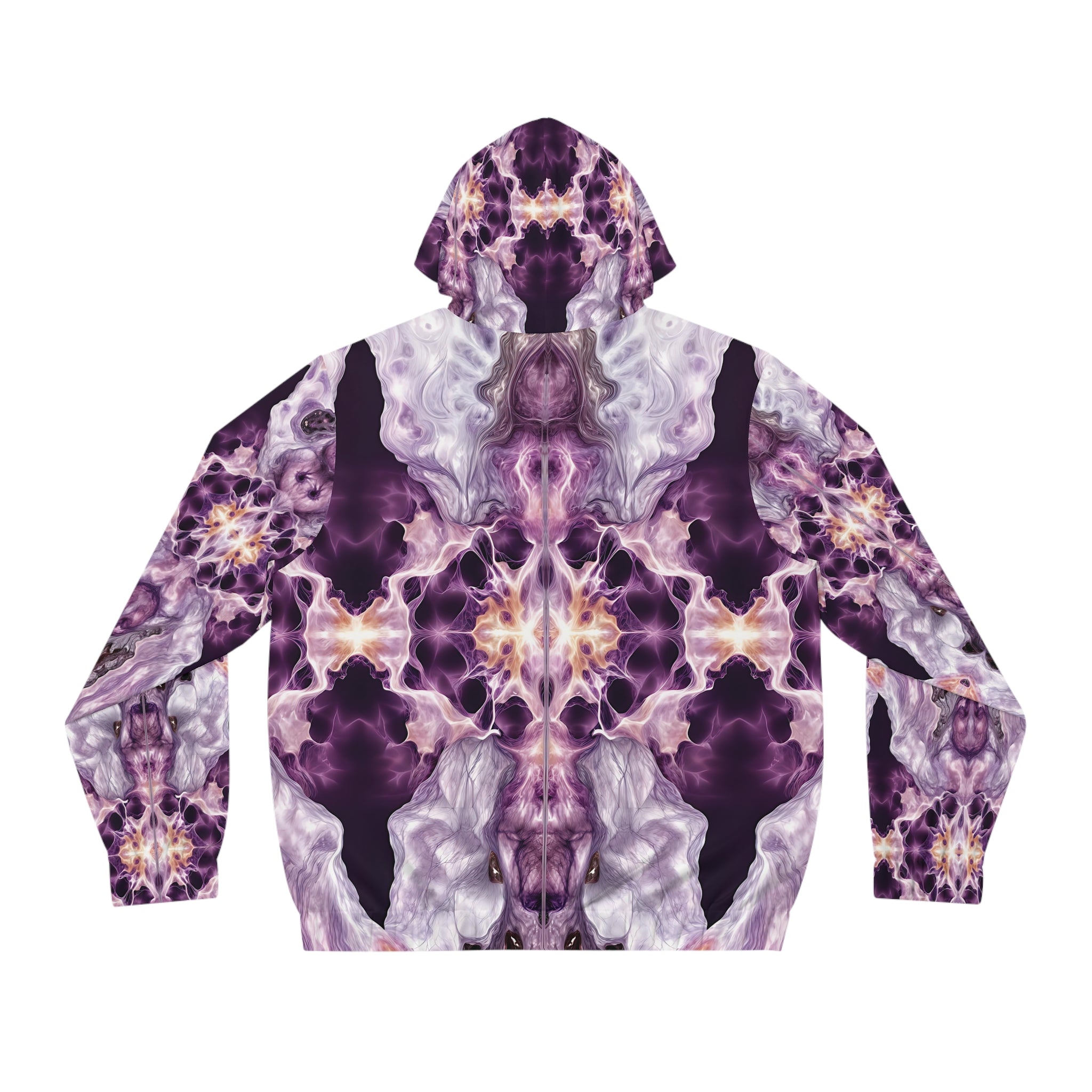 Men's Purple Illusion Hoodie - Angel Body