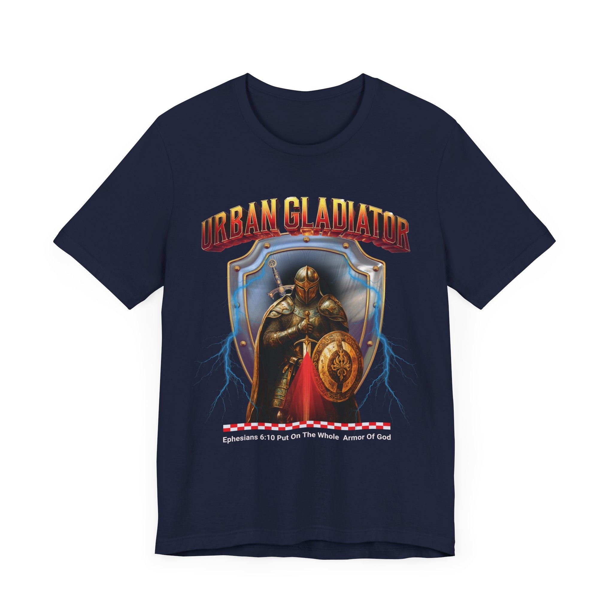 Unisex Jersey Short Sleeve Tee: Colorful Art Put on the whole Armored of God - Angel Body