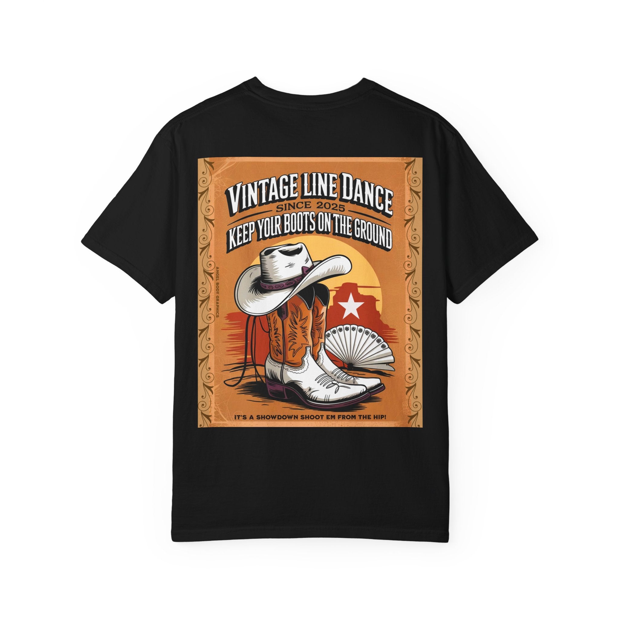 Vintage Line Dance T-Shirt - Keep Your Boots on the Ground