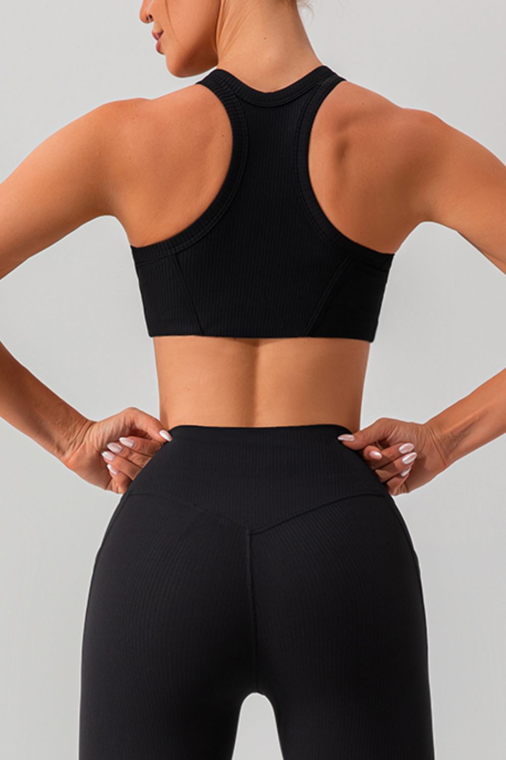 Round Neck Racerback Active Tank - Angel Body