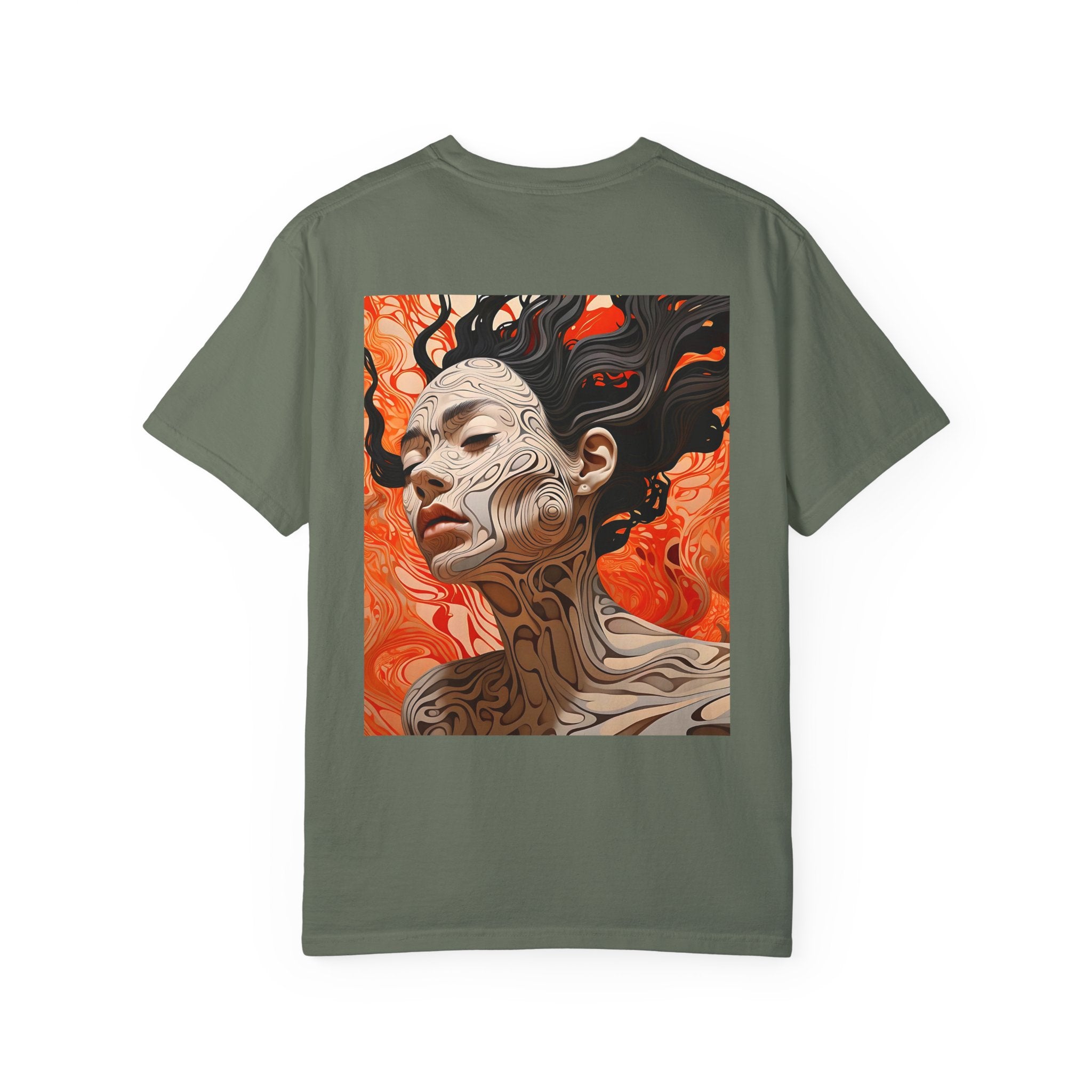 Artistic Unisex T-Shirt - Abstract Woman Design, Perfect for Creative Souls