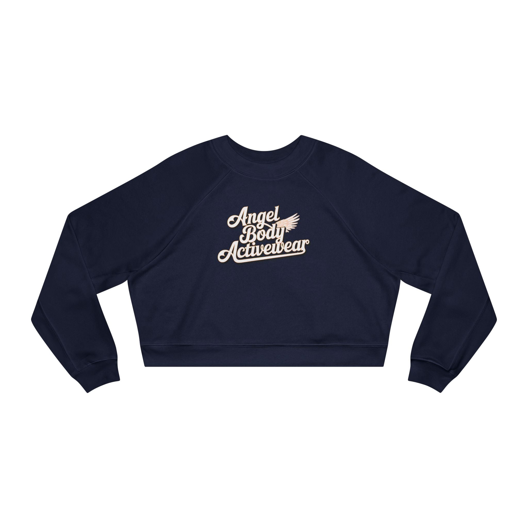 Angel Body Activewear Women's Cropped Fleece Pullover - Stylish & Cozy Sweatshirt for Athleisure - Angel Body