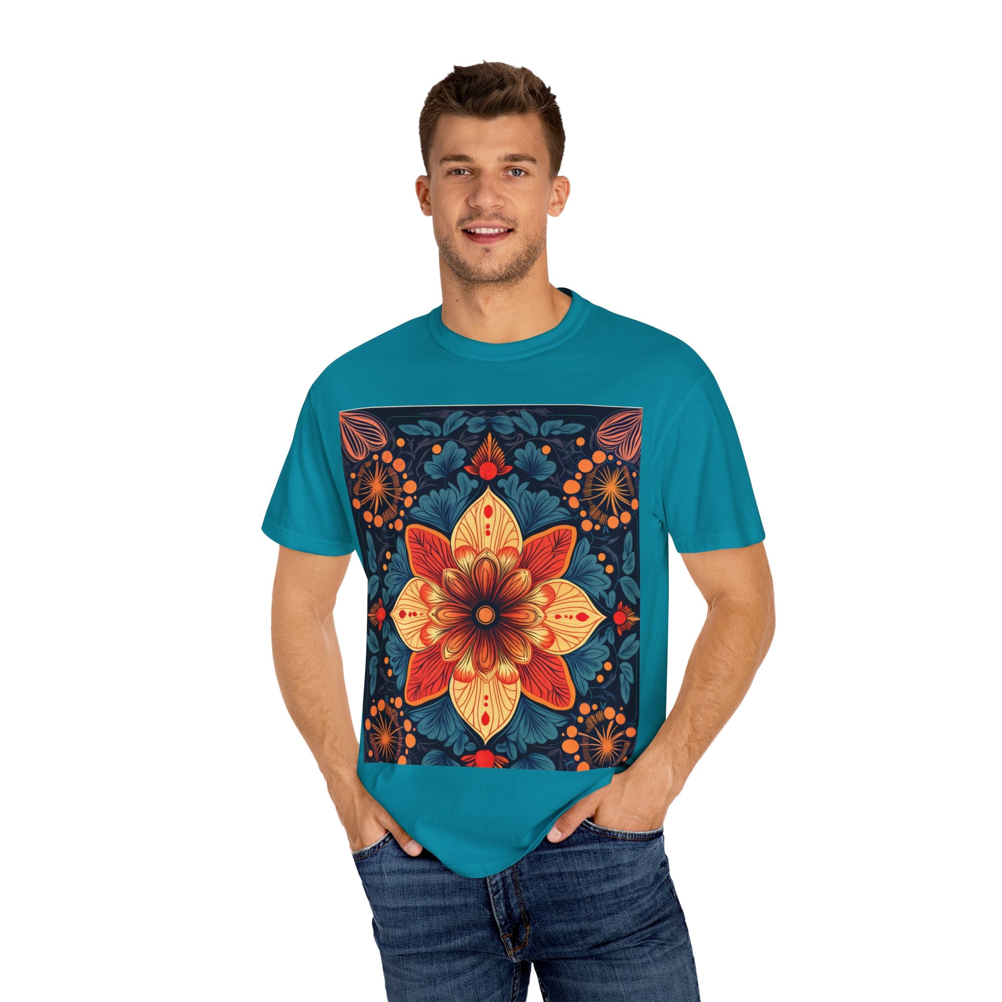 Mandala Style T-Shirt - Angel Body
