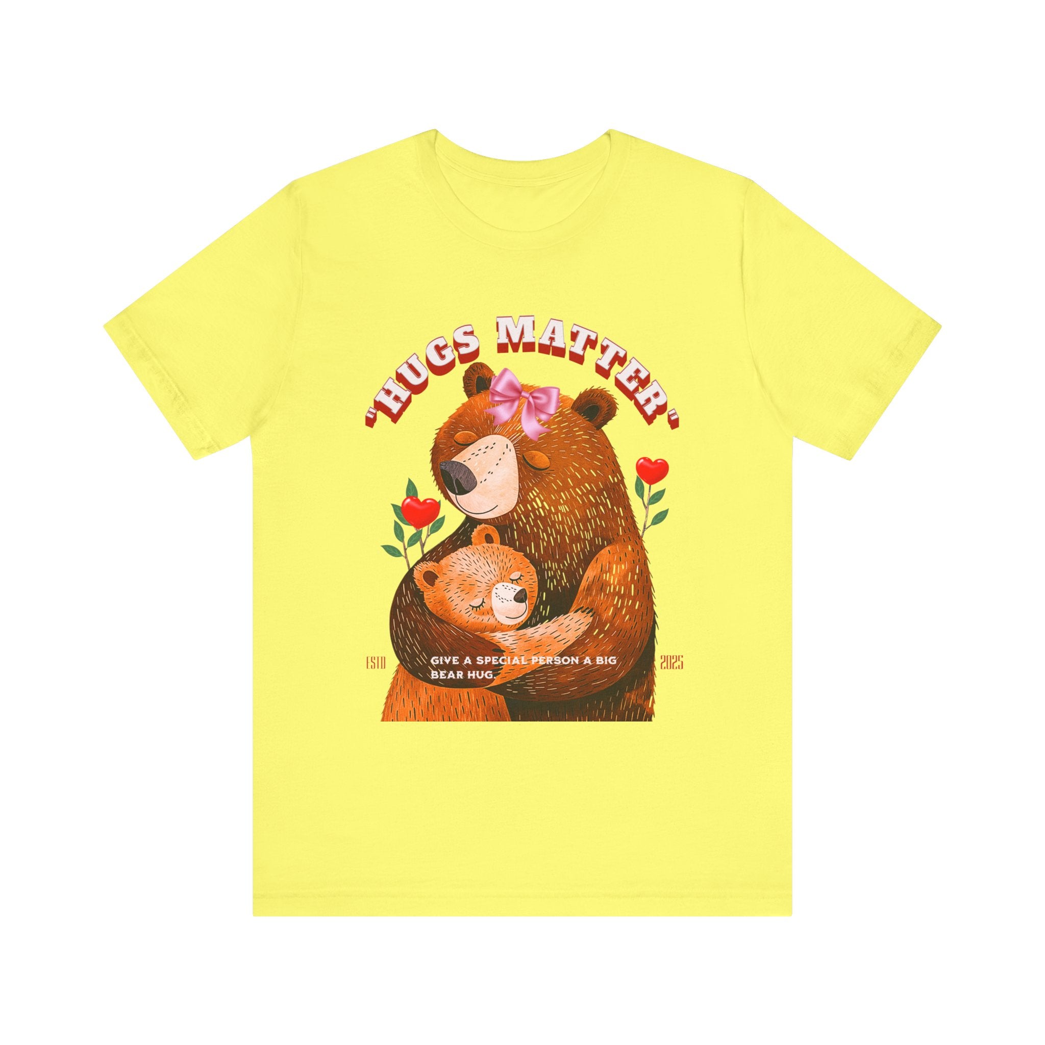 Unisex Jersey Short Sleeve Tee Hugs Matter - Angel Body