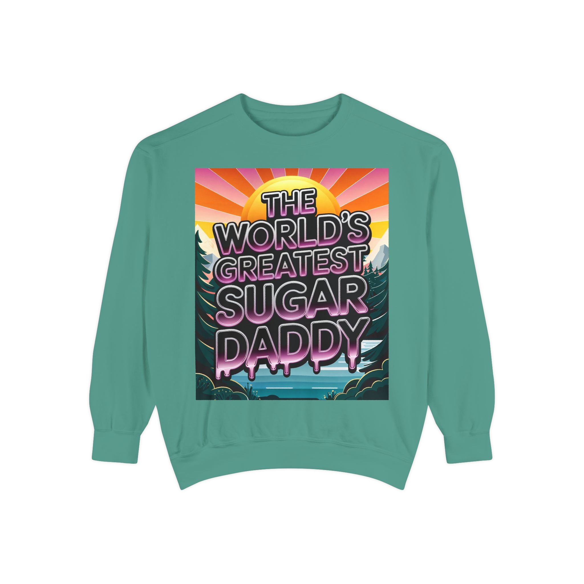 World's Greatest Sugar Daddy Sweatshirt | Cozy, Fun Gift for Dads and Partners - Angel Body