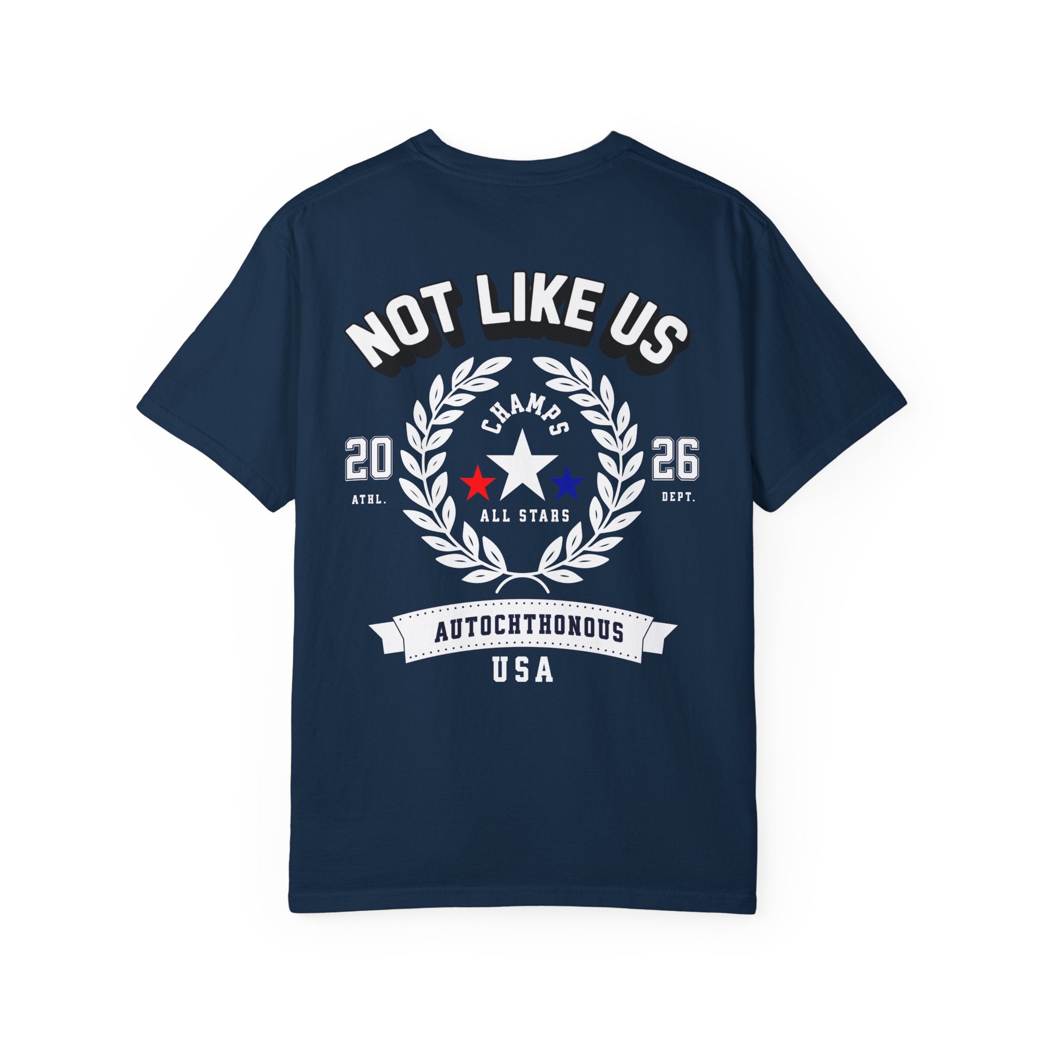 Autochthonous All Stars Unisex Garment-Dyed T-Shirt - Sports Inspired Tee for Casual Days - Angel Body