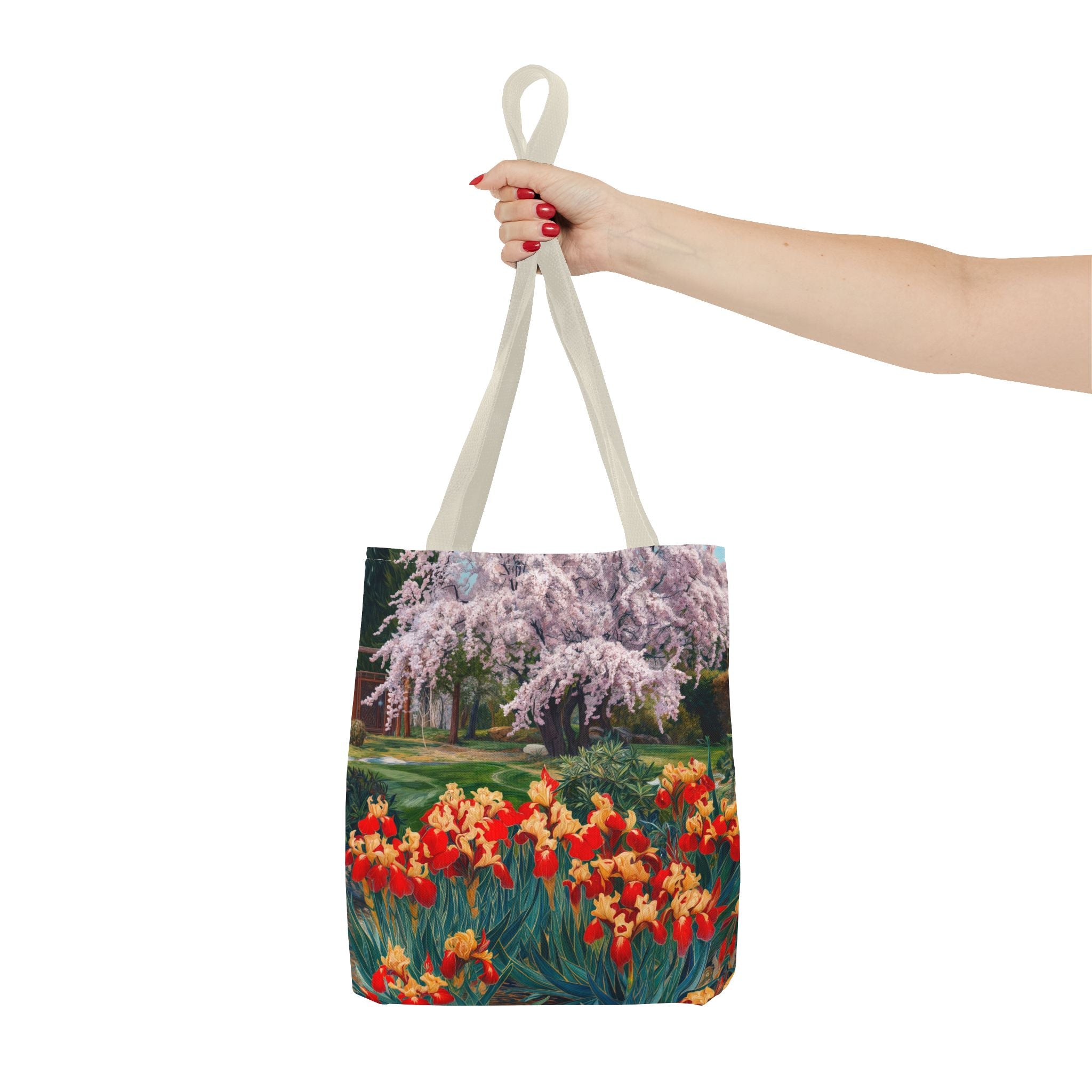 Nature-Inspired Floral Tote Bag - Perfect for Spring Celebrations - Angel Body