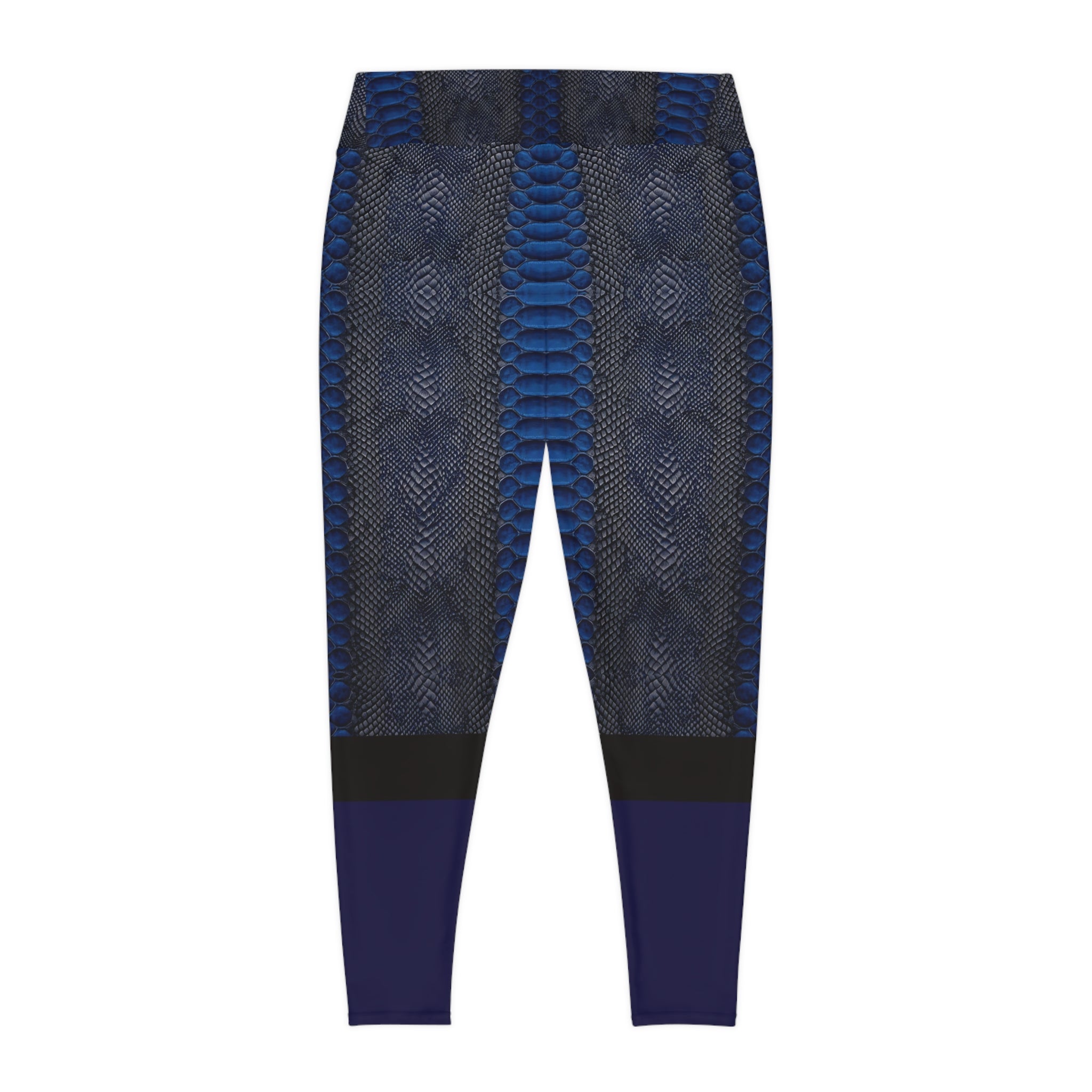 Stylish Plus Size Leggings - Snake Print Activewear for Comfort and Confidence - Angel Body