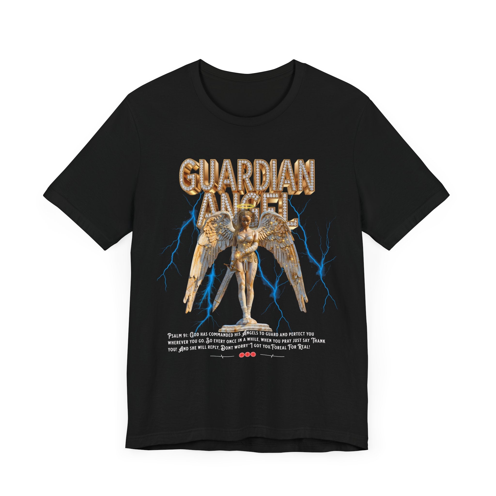 Unisex Jersey Short Sleeve: Guardian Angel Spiritual Warrior - Angel Body