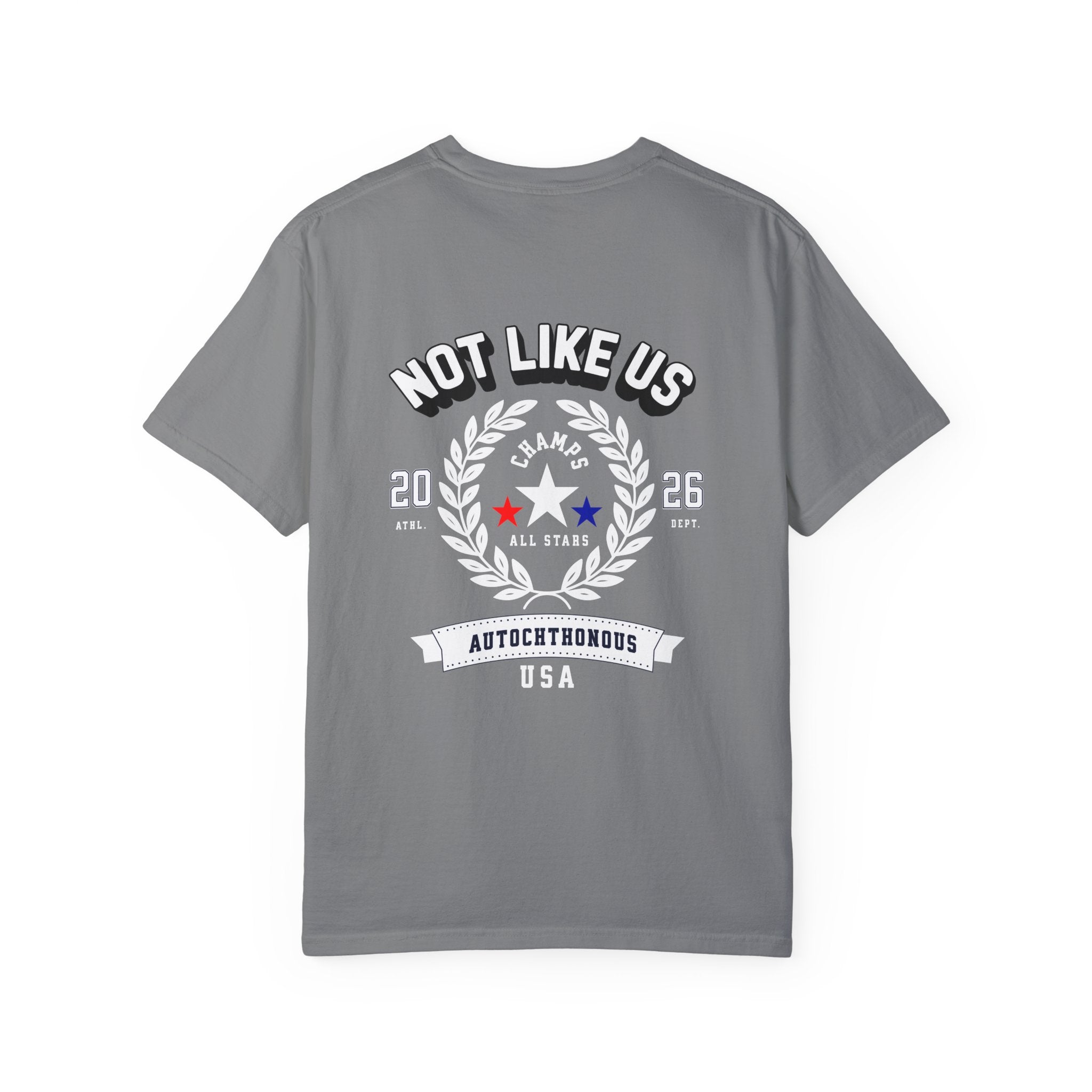 Unisex Garment-Dyed T-Shirt - 'Not Like Us' All Stars Tee - Angel Body