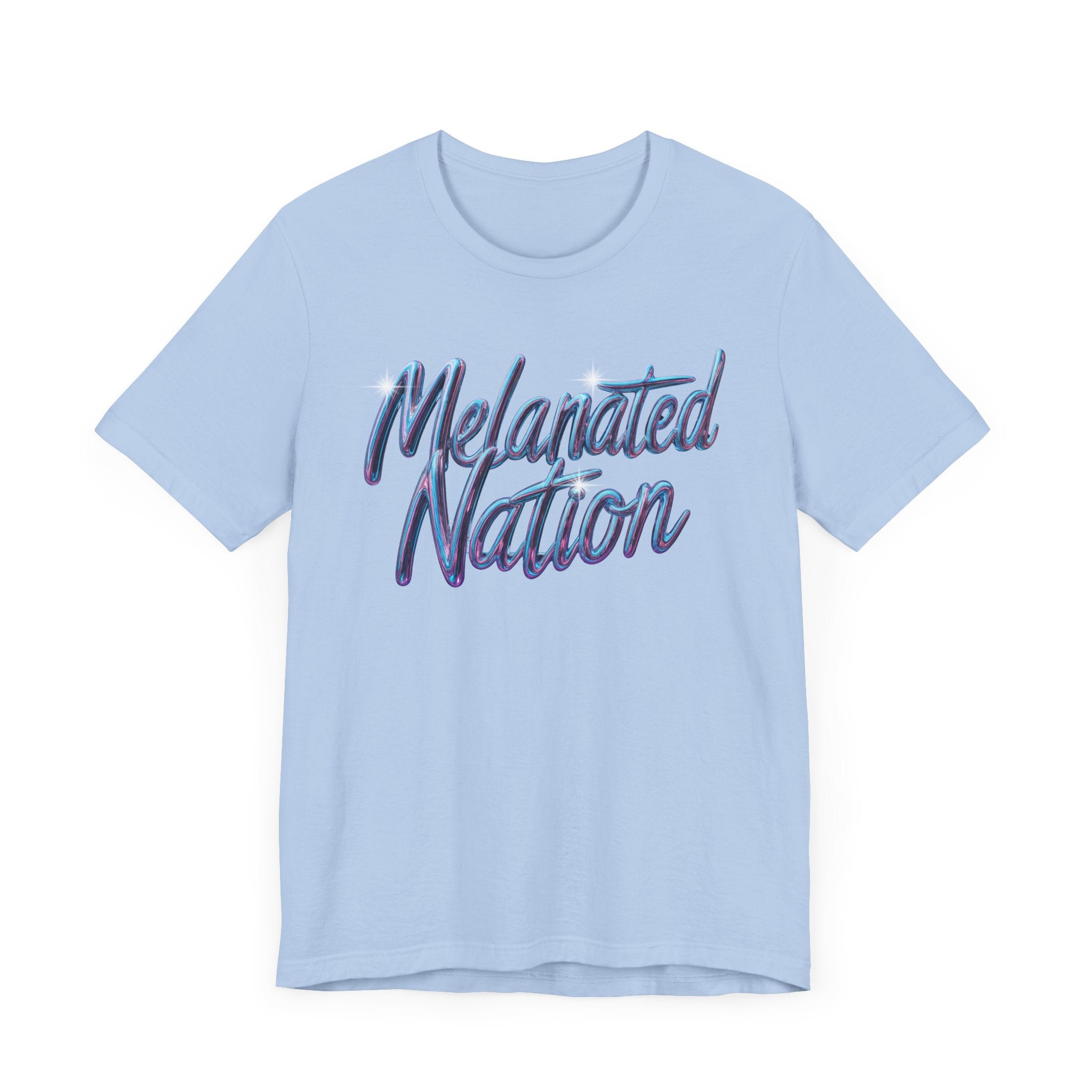 Unisex Jersey Short Sleeve Tee Melanated Nation - Angel Body