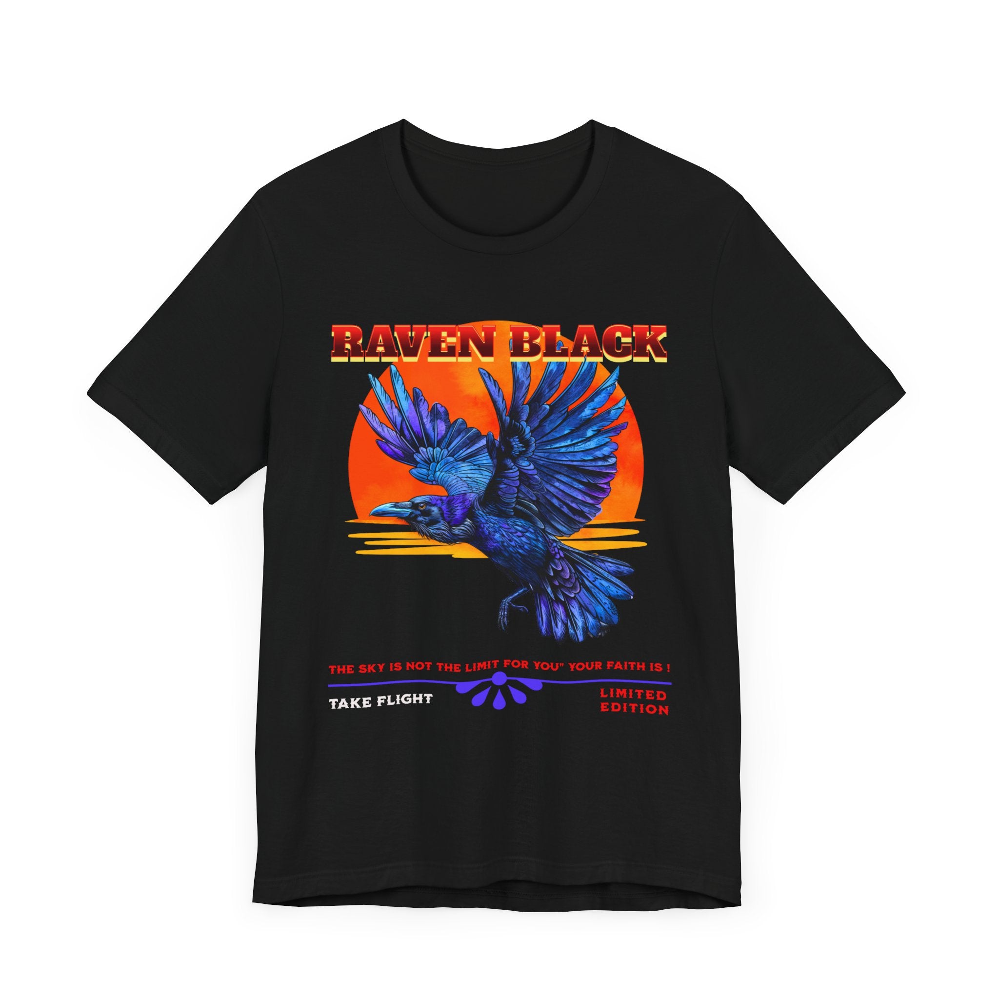 Unisex Jersey Short Sleeve Tee Title RAVEN BLACK /HAVE FAIHT - Angel Body