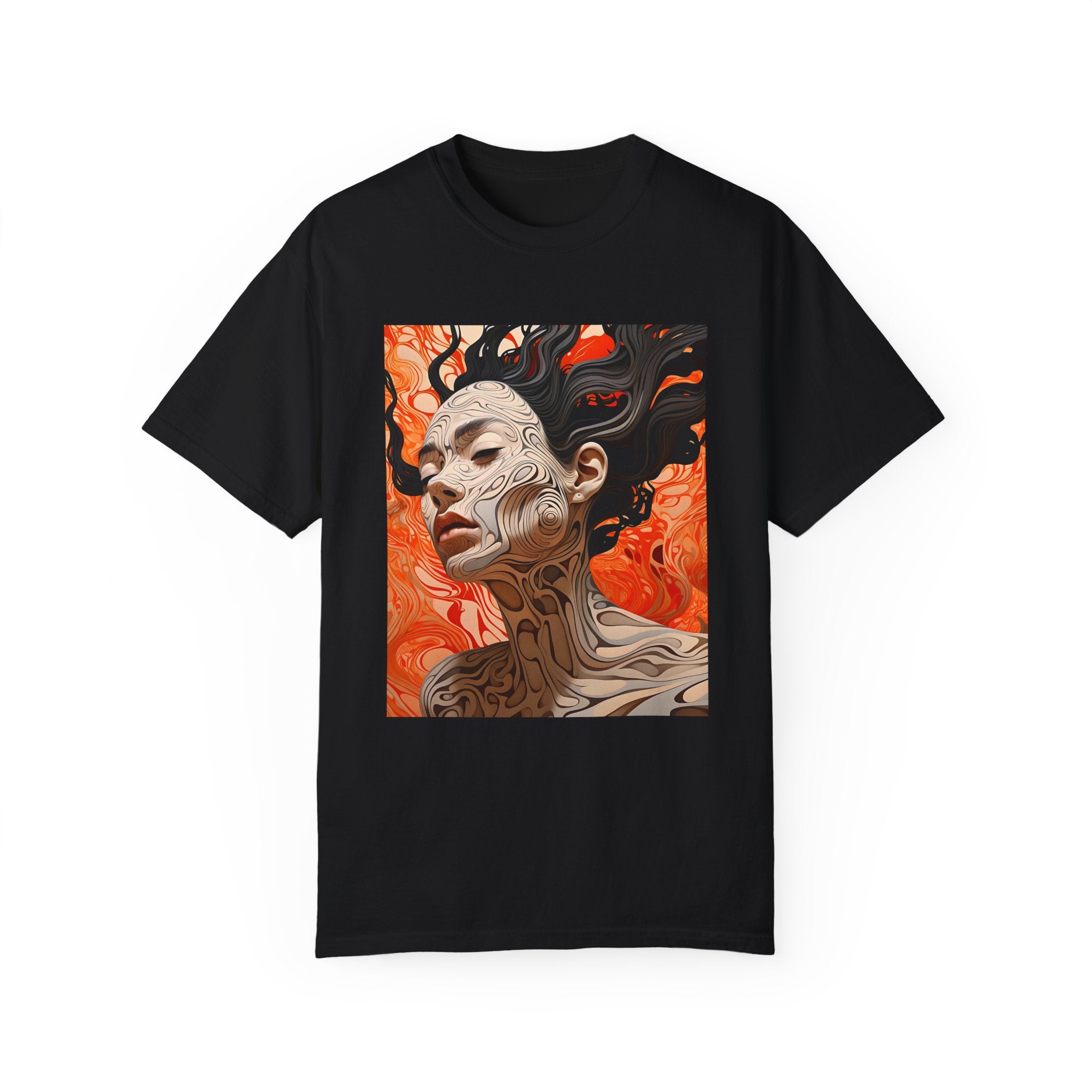 Artistic Unisex T-Shirt - Abstract Woman Design, Perfect for Creative Souls