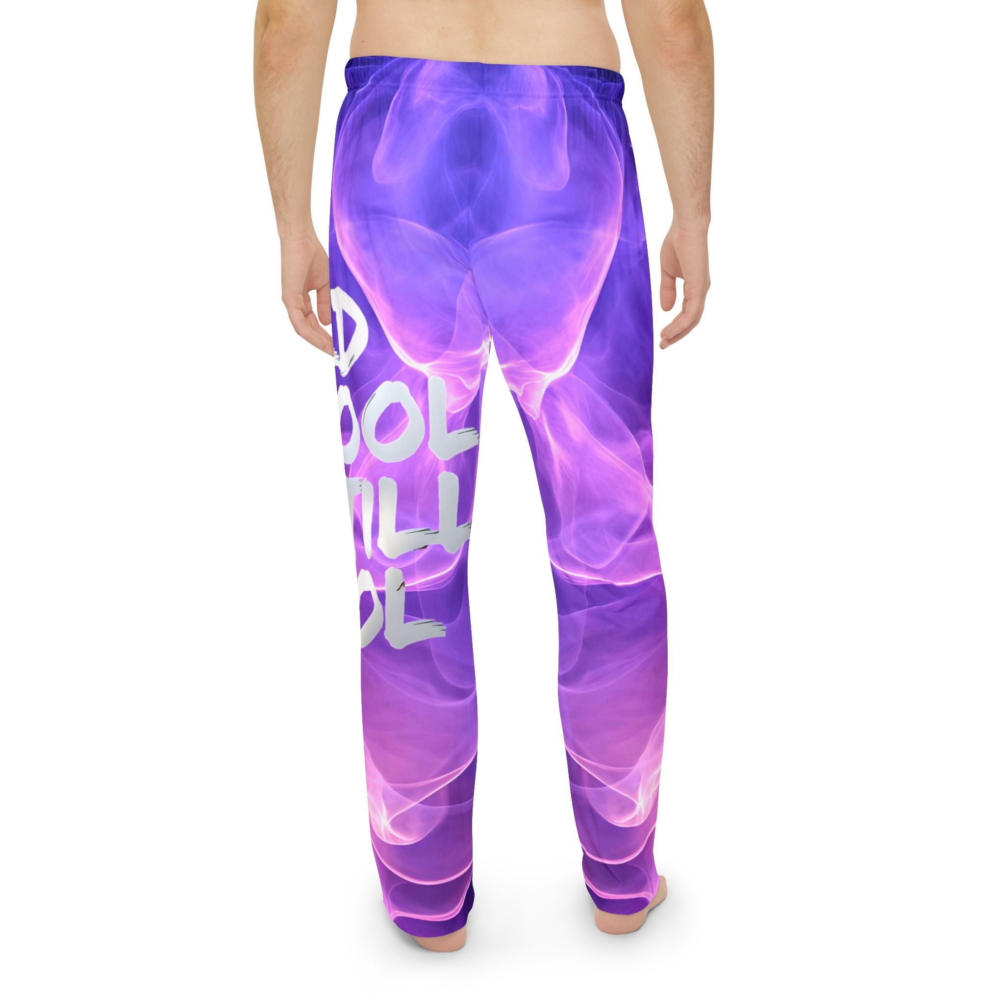 Men's Chill Vibe Pajama Pants - Retro Cool Design - Angel Body