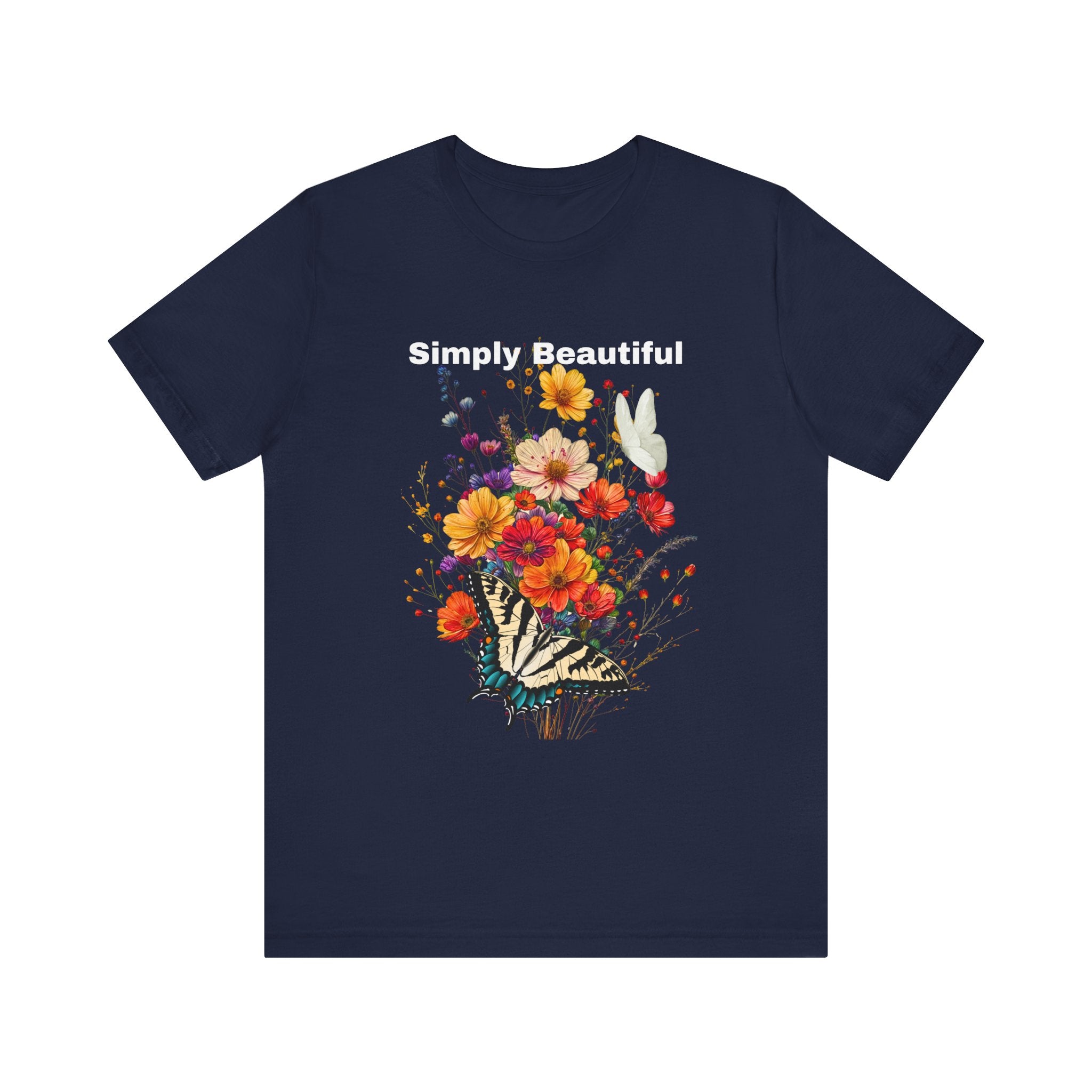 Unisex Jersey Short Sleeve Tee That Says Simply Beautiful - Angel Body