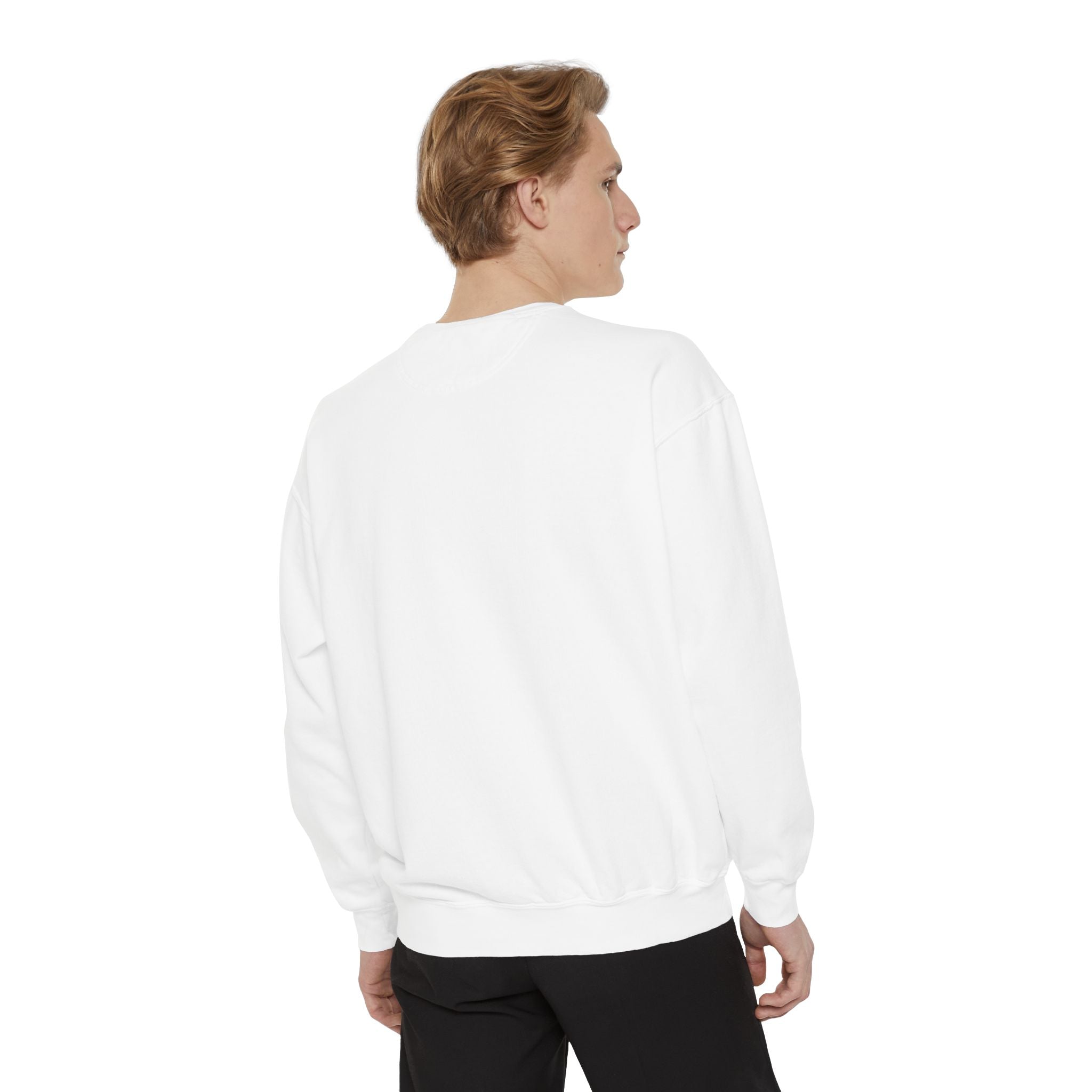 Unisex Garment-Dyed Sweatshirt Love to see you smile - Angel Body