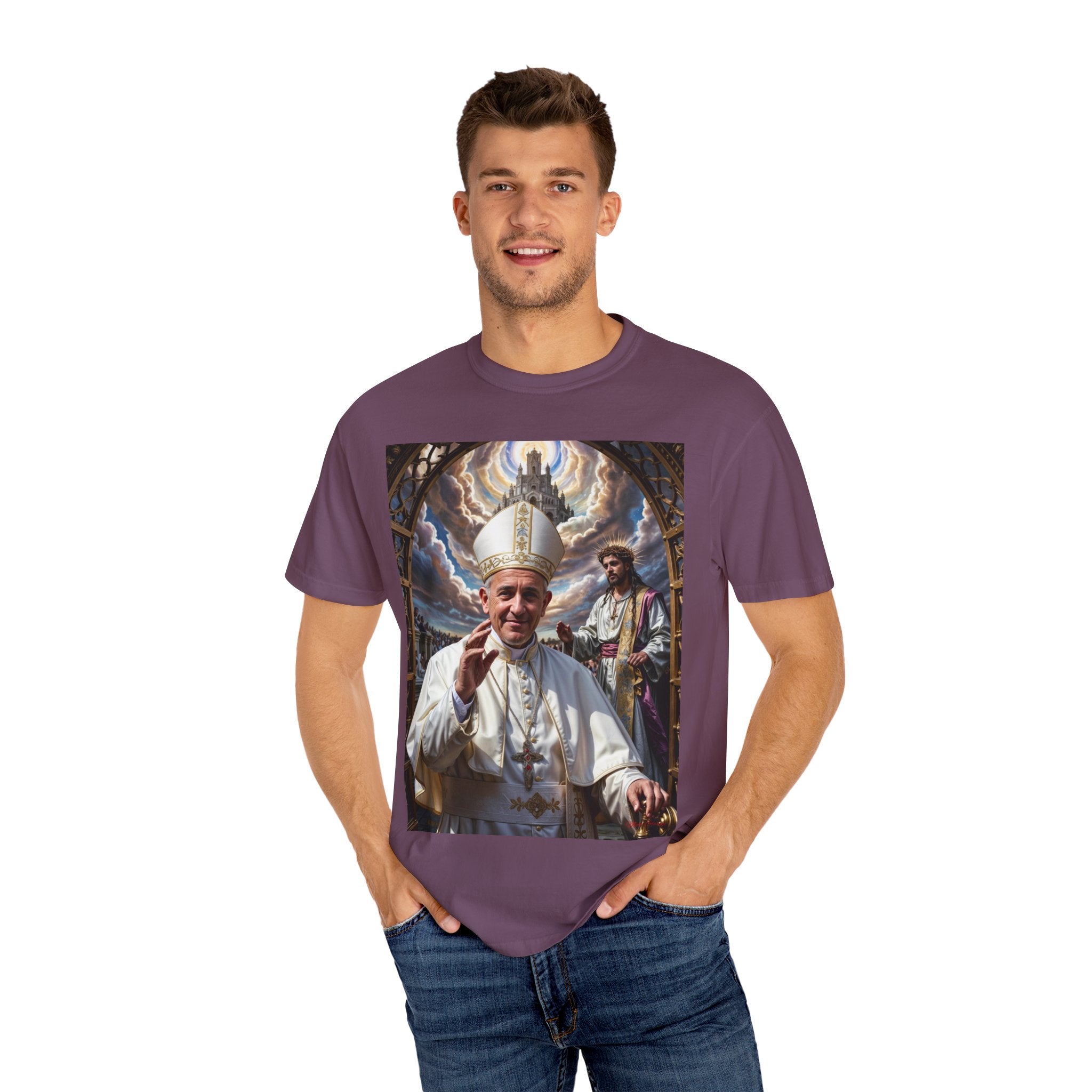 Religious Inspirational Pope Unisex T-Shirt - Angel Body