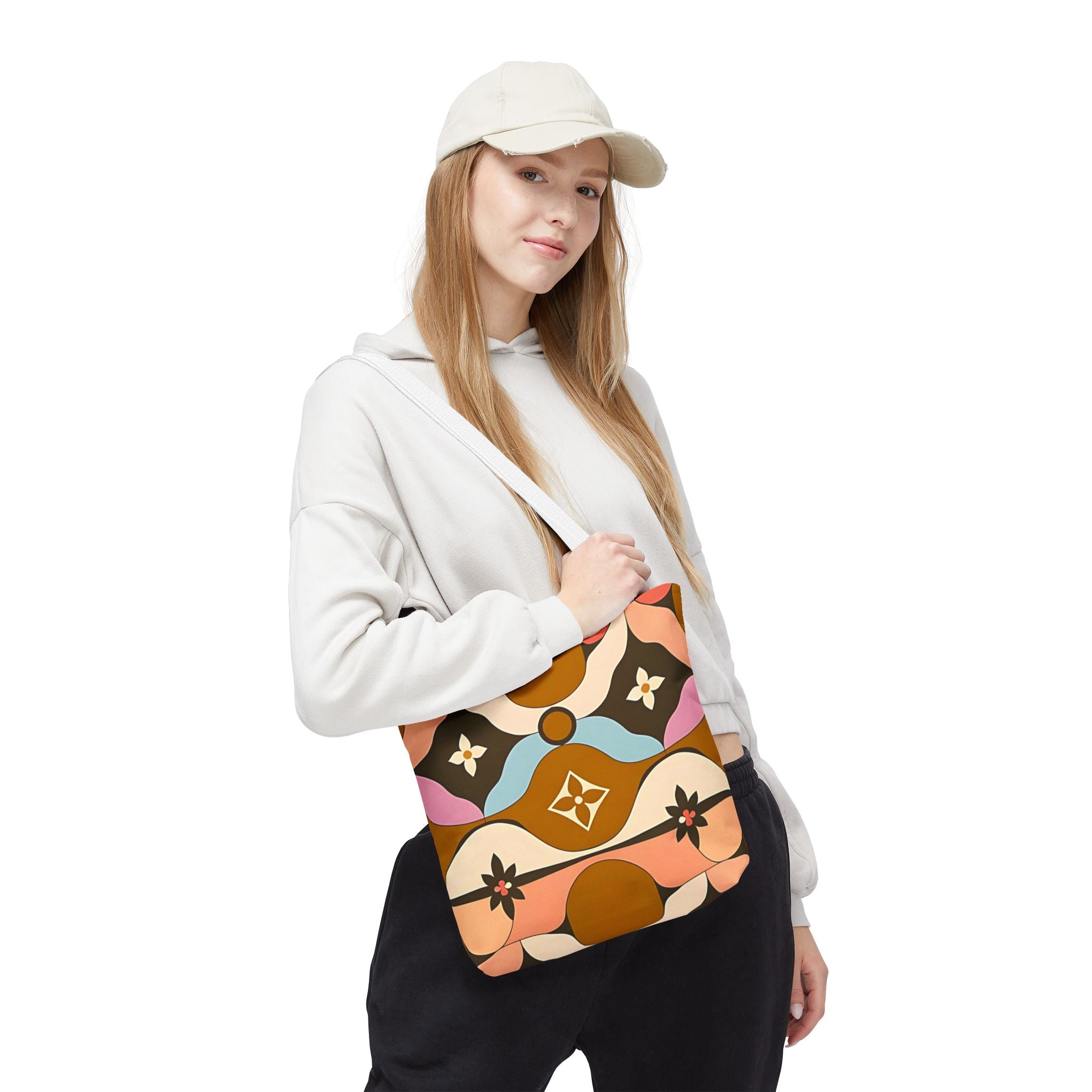 Boho Chic Tote Bag - Colorful Floral Design for Everyday Use - Angel Body