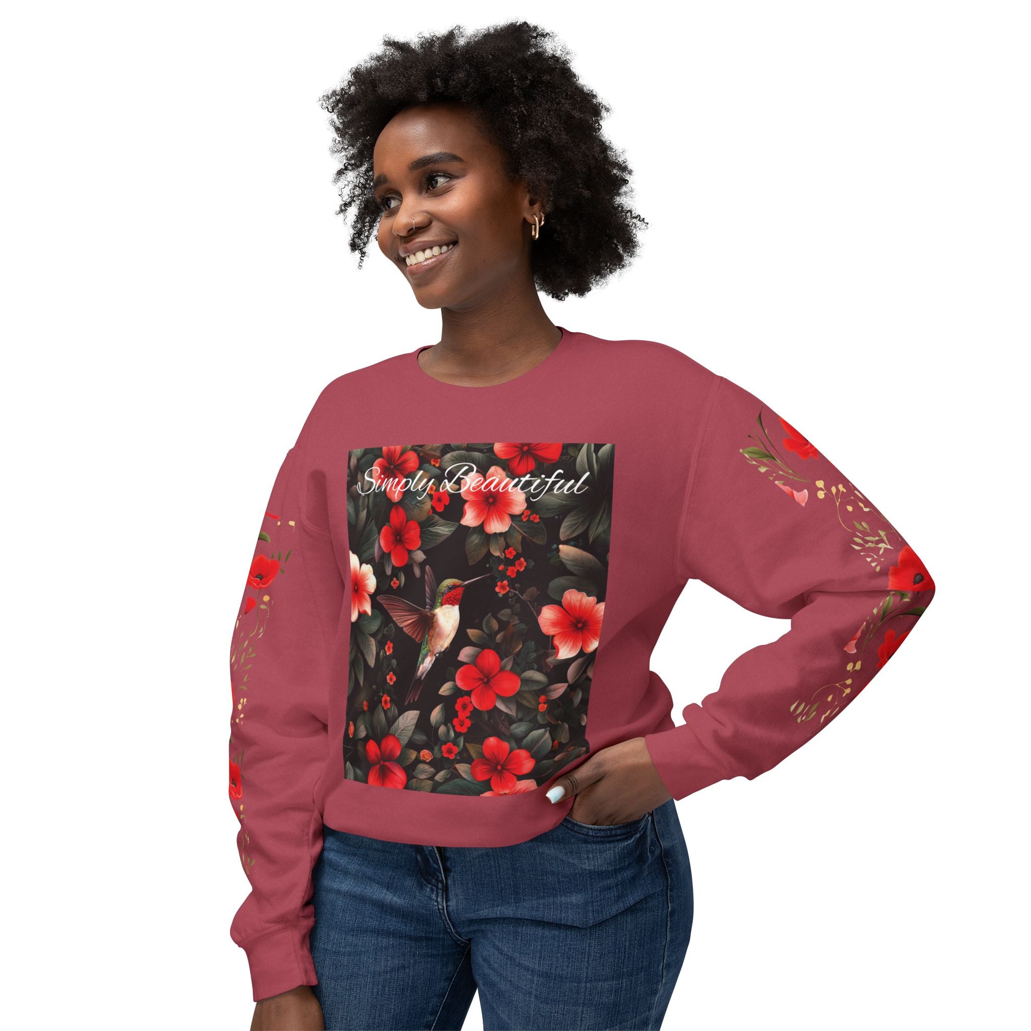 Humming Bird Lightweight Sweatshirt - Angel Body