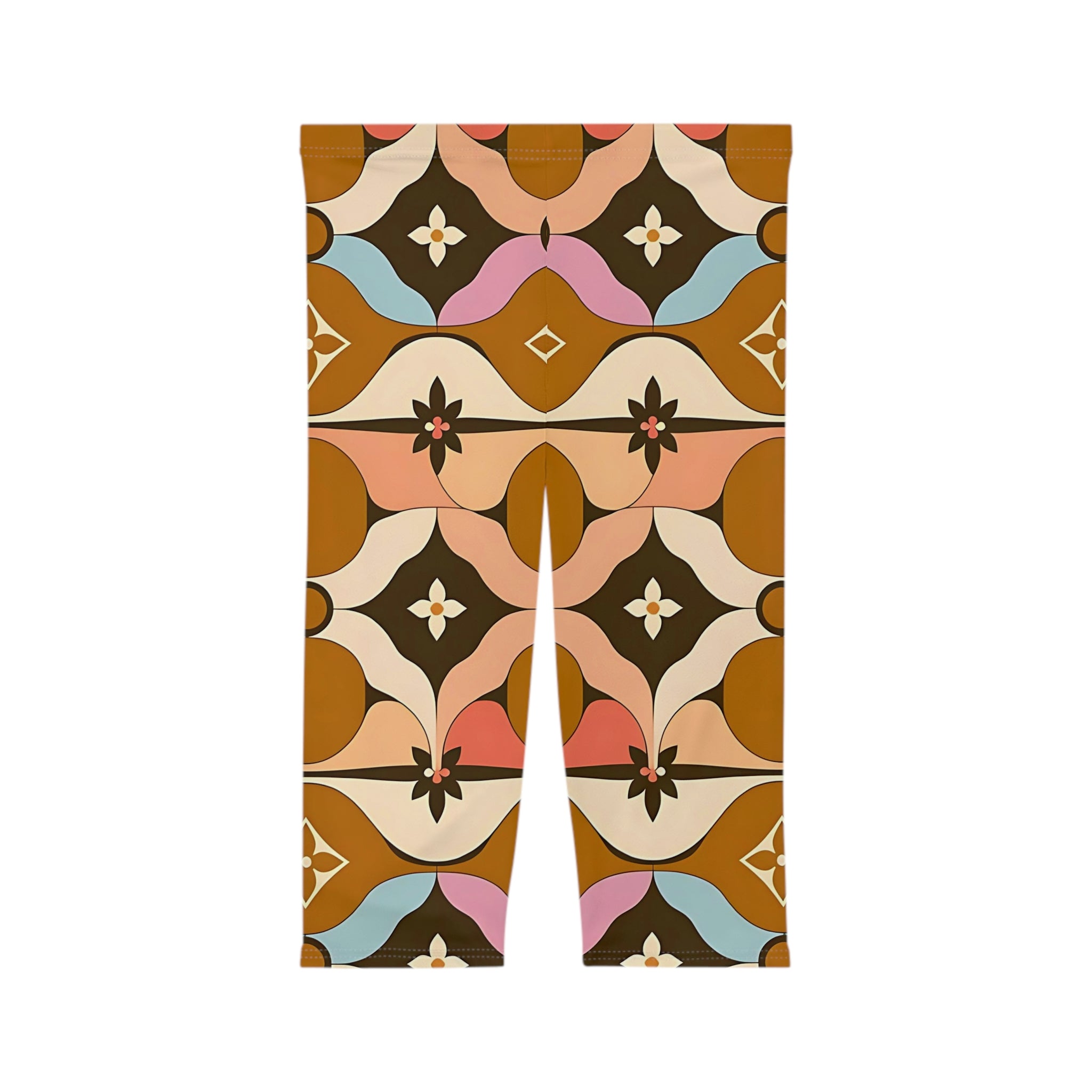 Bohemian Floral Women’s Capri Leggings | Trendy & Comfortable Activewear