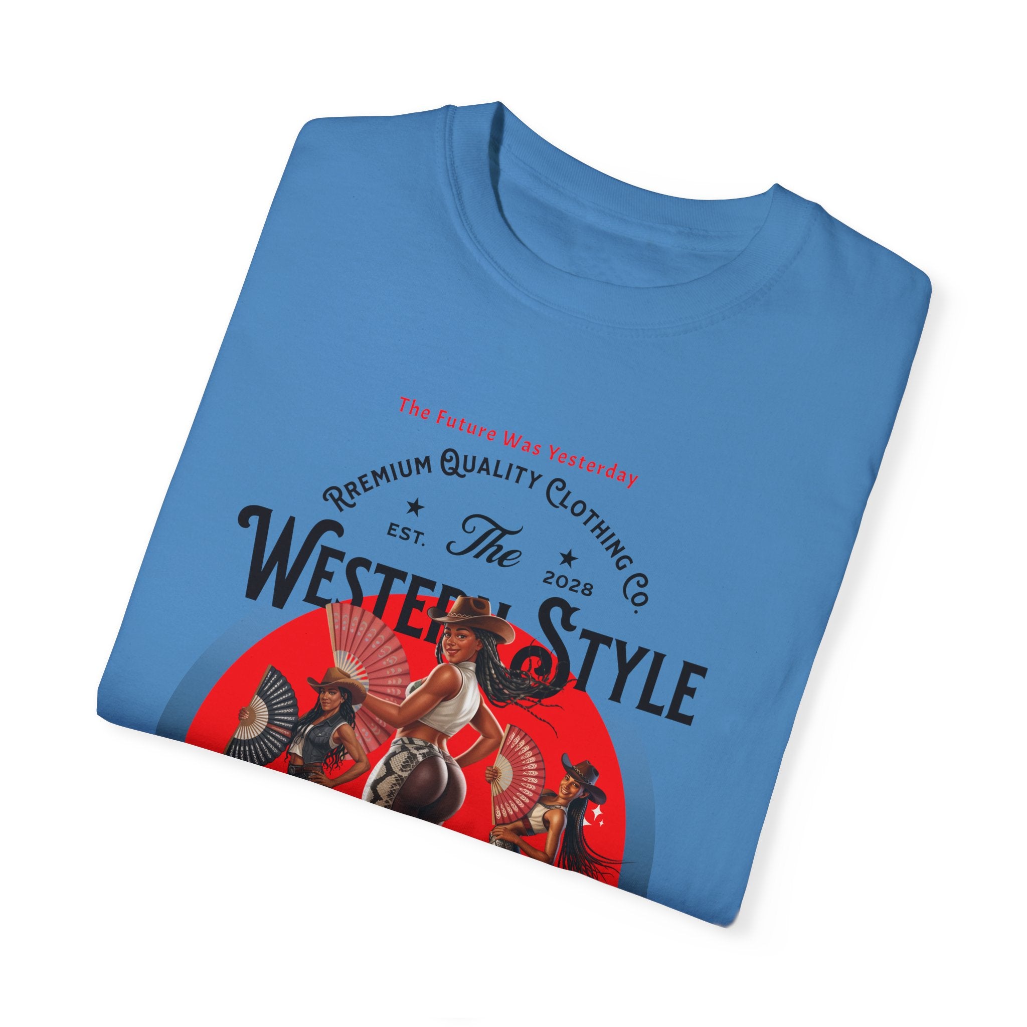 Vintage Western Style T-Shirt - Unisex Graphic Tee for Country Lovers - Angel Body