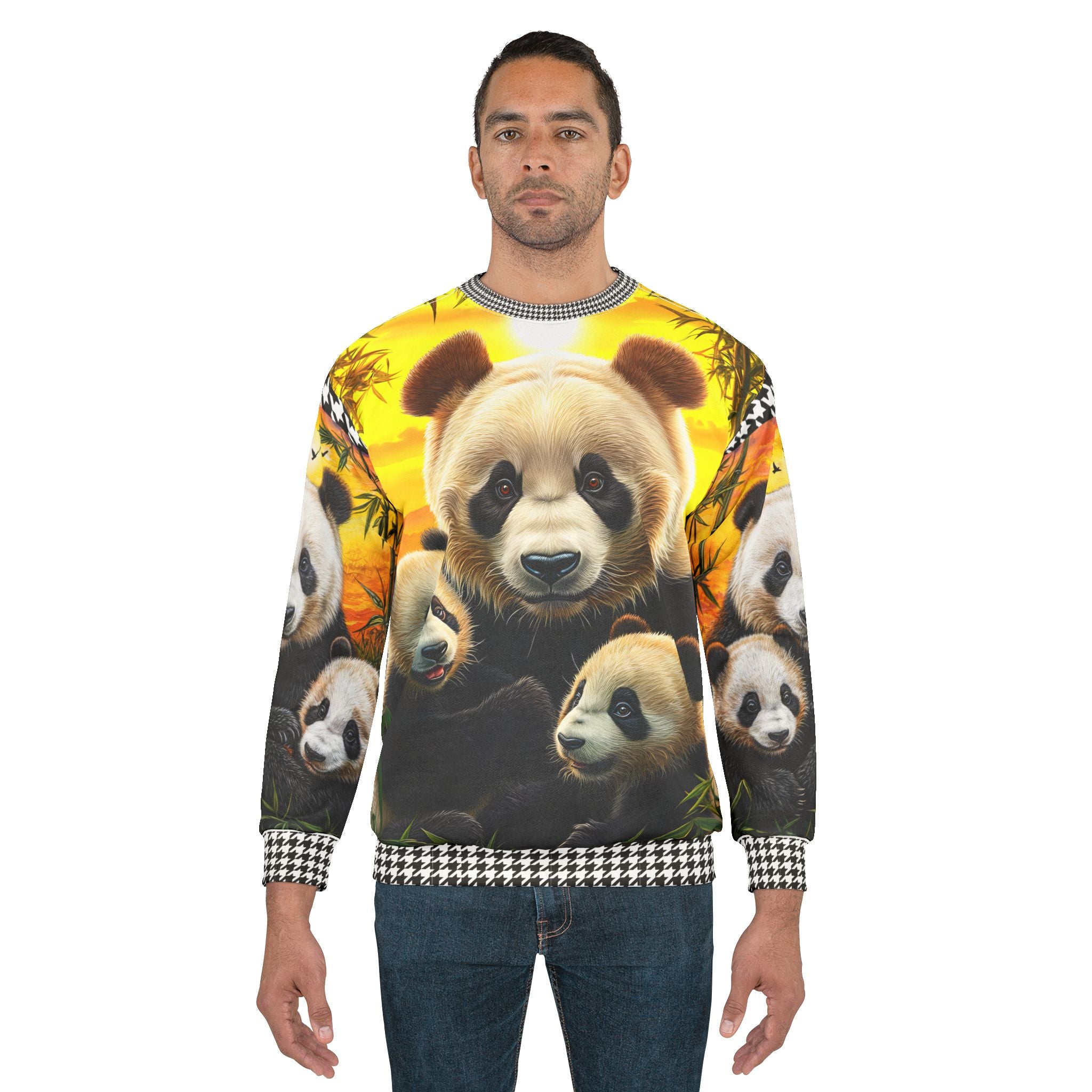 Limited Edition Mama Panda Bear Unisex Sweatshirt - Angel Body