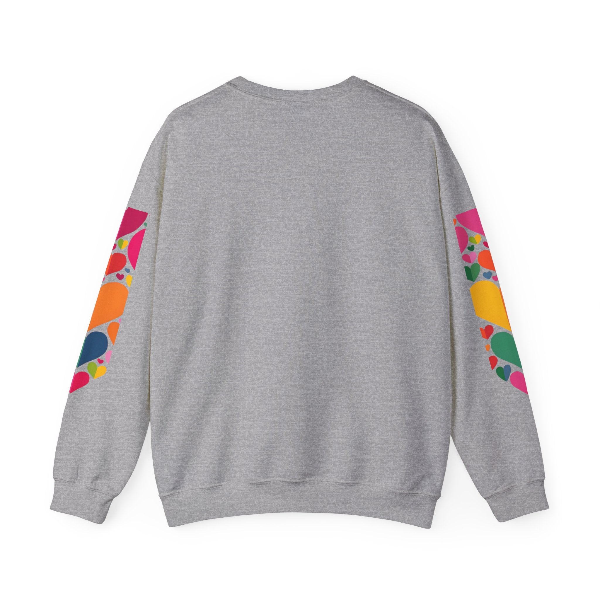 Have a Heart Unisex Sweatshirt - Colorful Valentine’s Day Crewneck for Comfort and Love - Angel Body