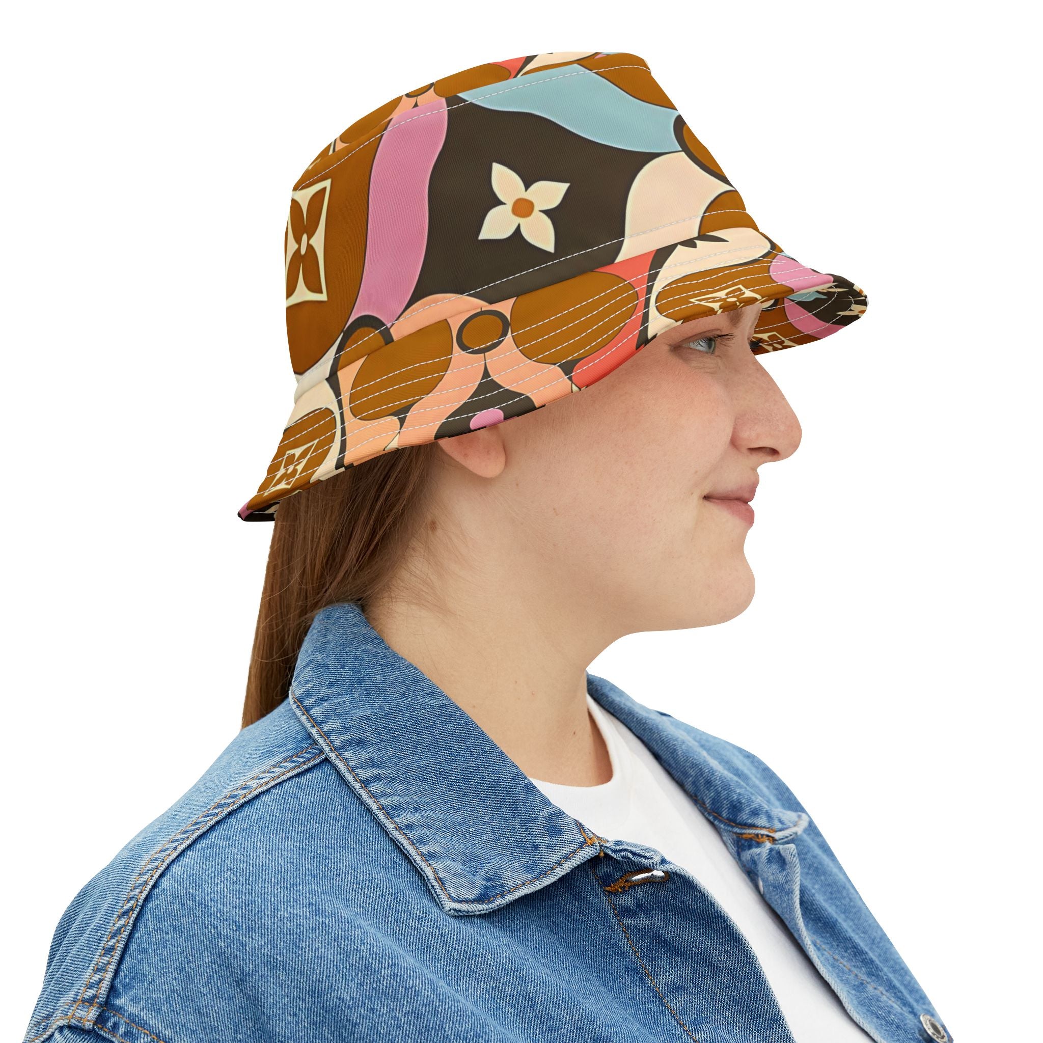 Bohemian Bucket Hat, Trendy Fall Accessory, Unique Gift for Her, Festival Wear, Summer Style, Sun Protection Hat