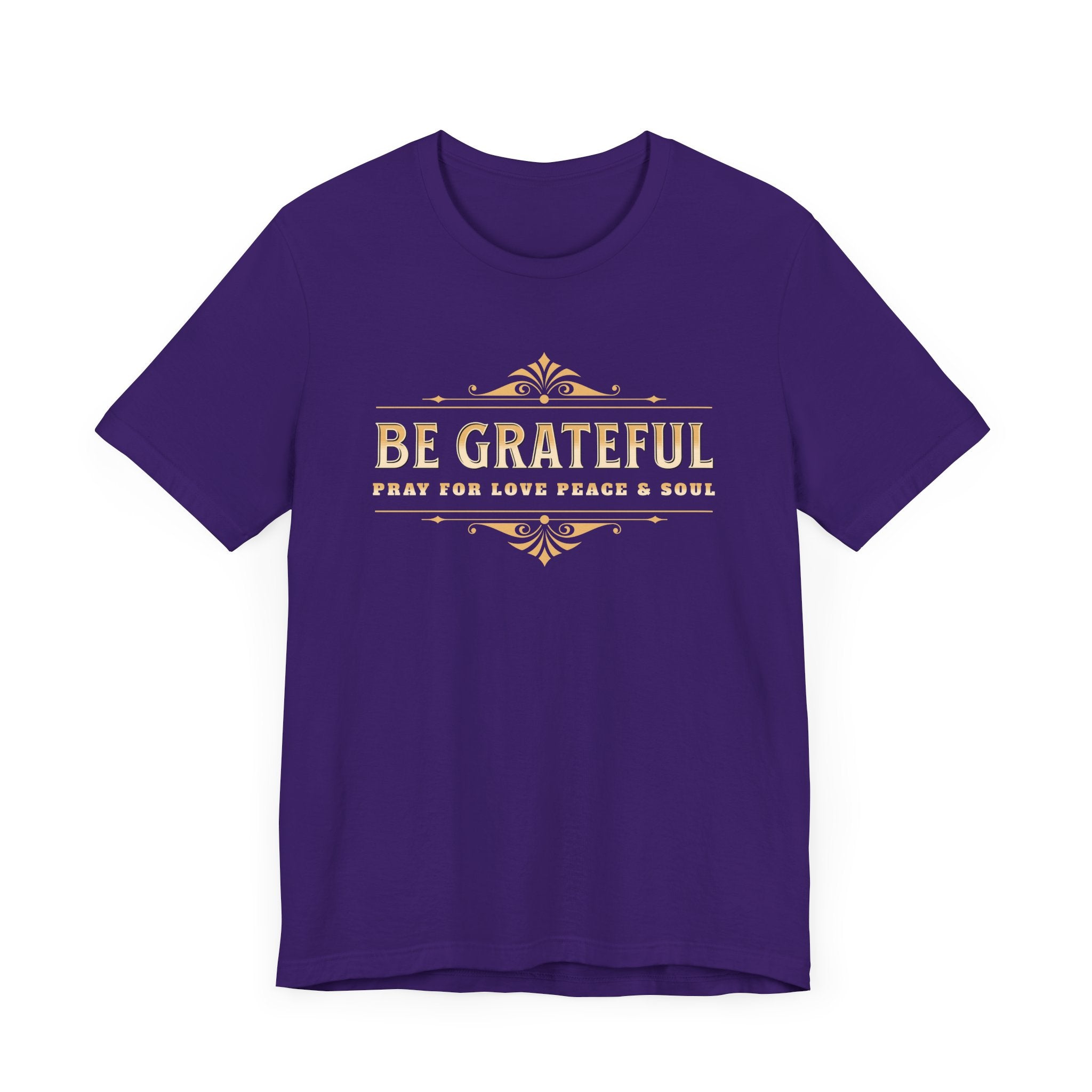 Unisex Jersey Short Sleeve Tee /Be Grateful - Angel Body