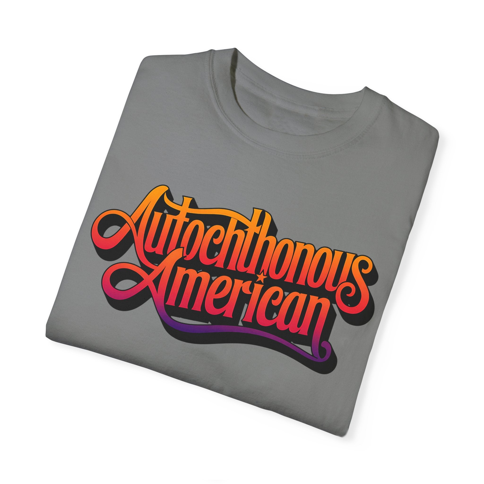 Autochthonous American T-Shirt - Vibrant Graphic Tee for Cultural Celebrations