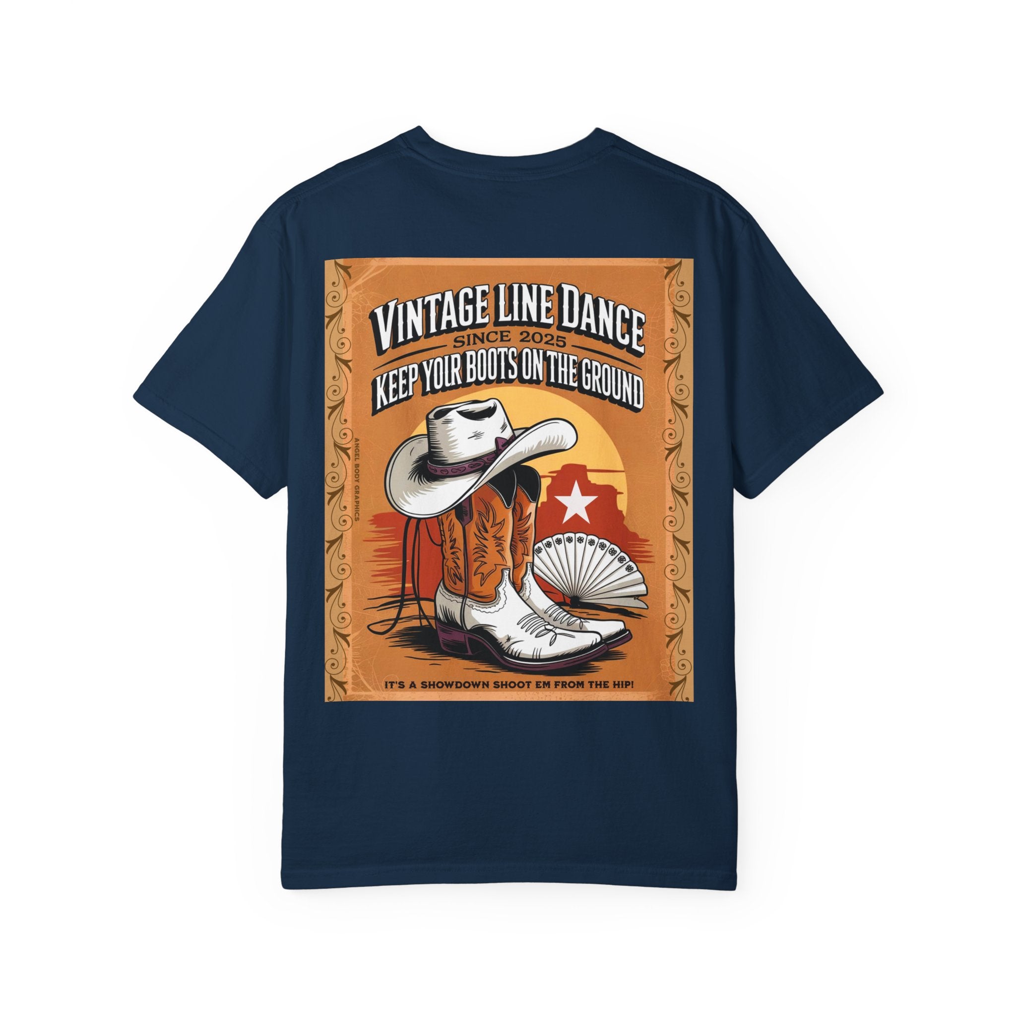 Vintage Line Dance T-Shirt - Keep Your Boots on the Ground