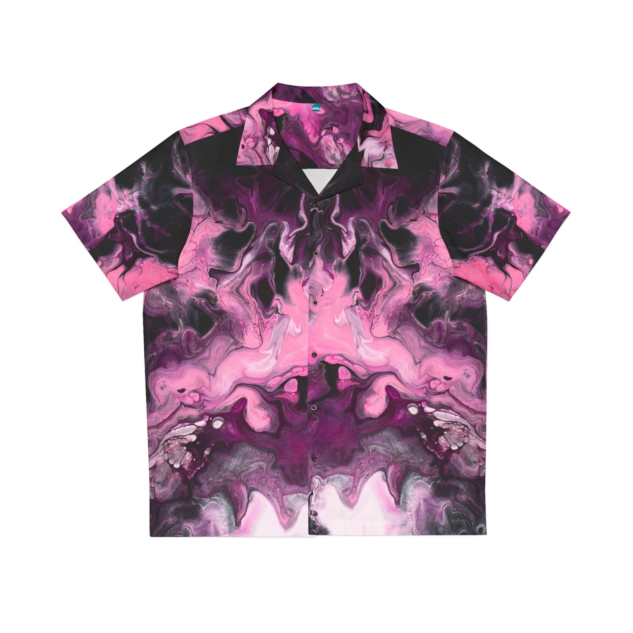 Men's Vibrant Abstract Hawaiian Shirt - Perfect for Summer Getaways & Beach Parties - Angel Body