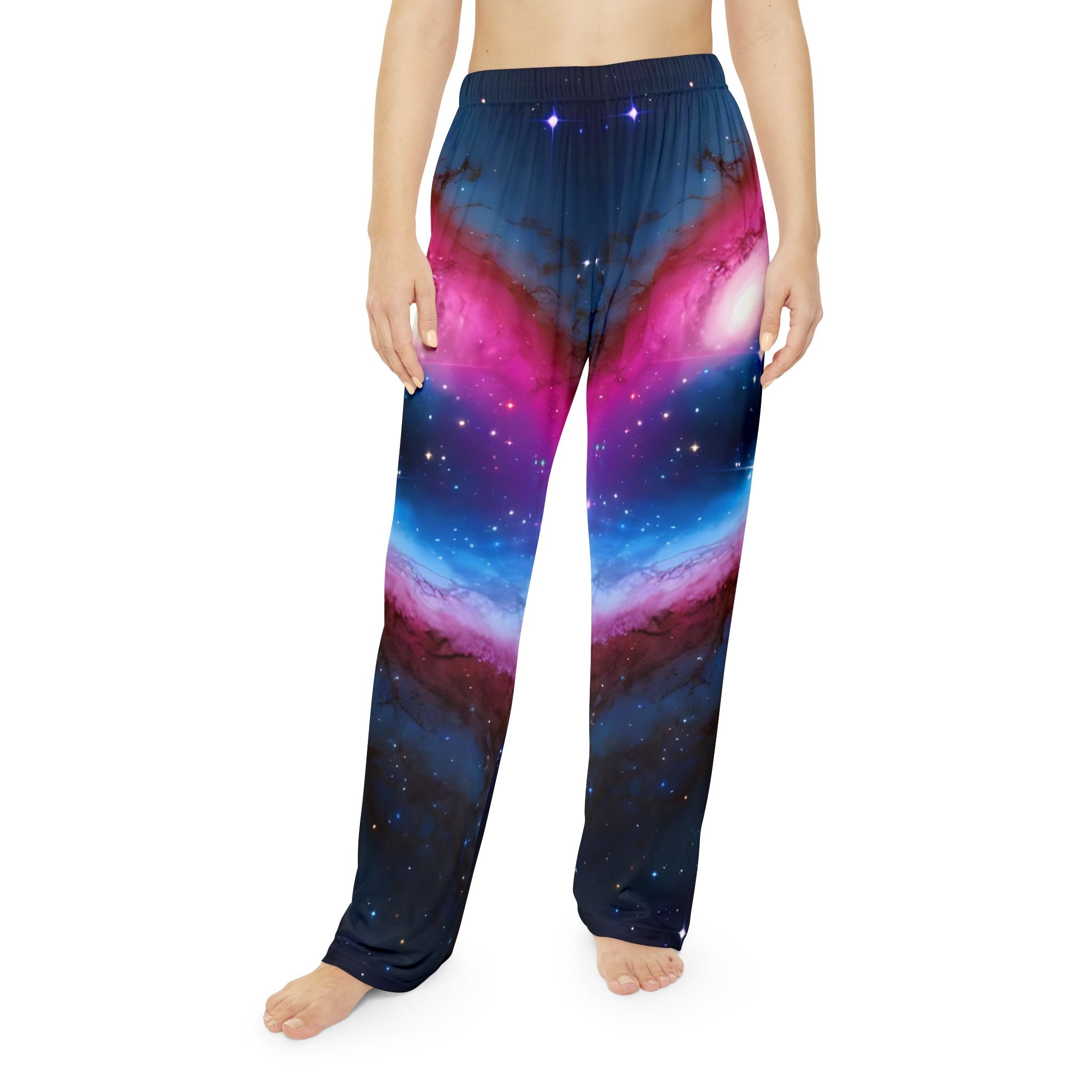 Galaxy Print Women's Pajama Pants - Comfortable & Cozy Sleepwear
