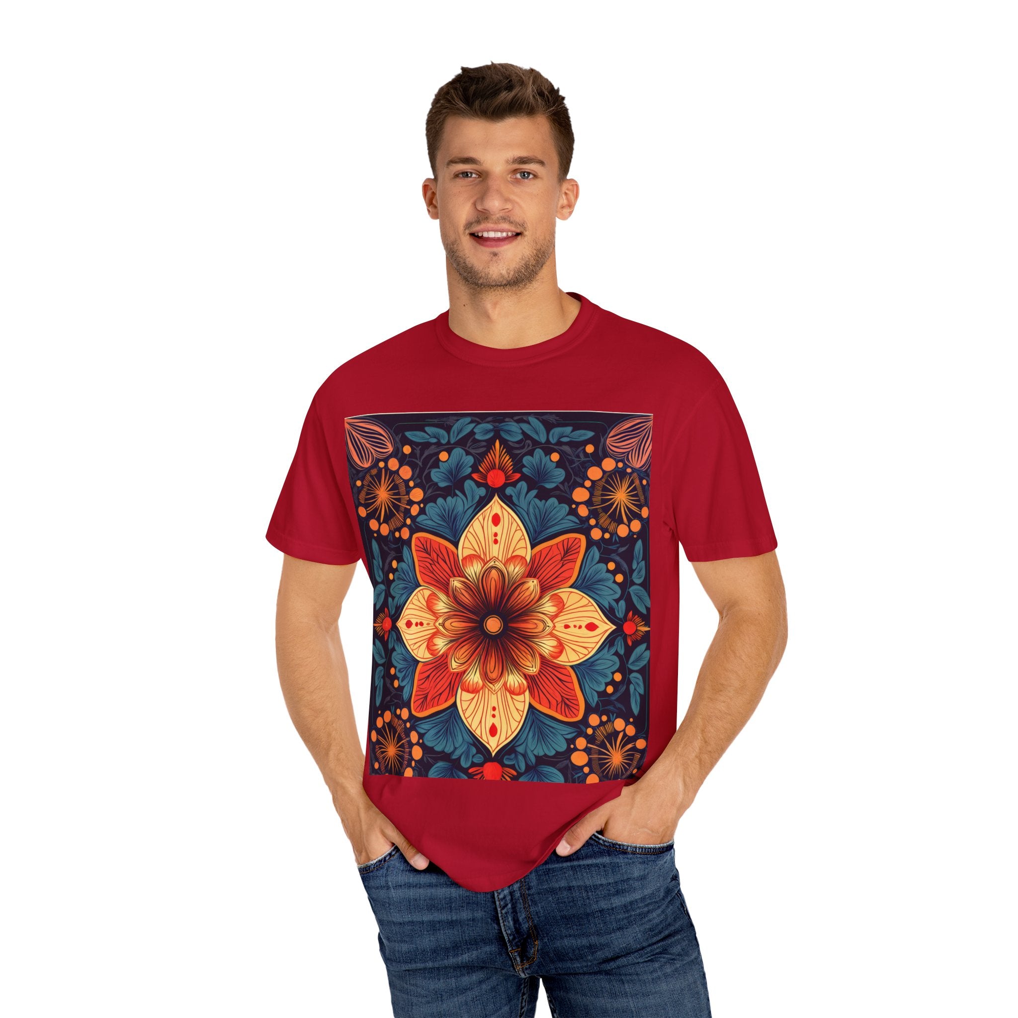 Mandala Style T-Shirt - Angel Body