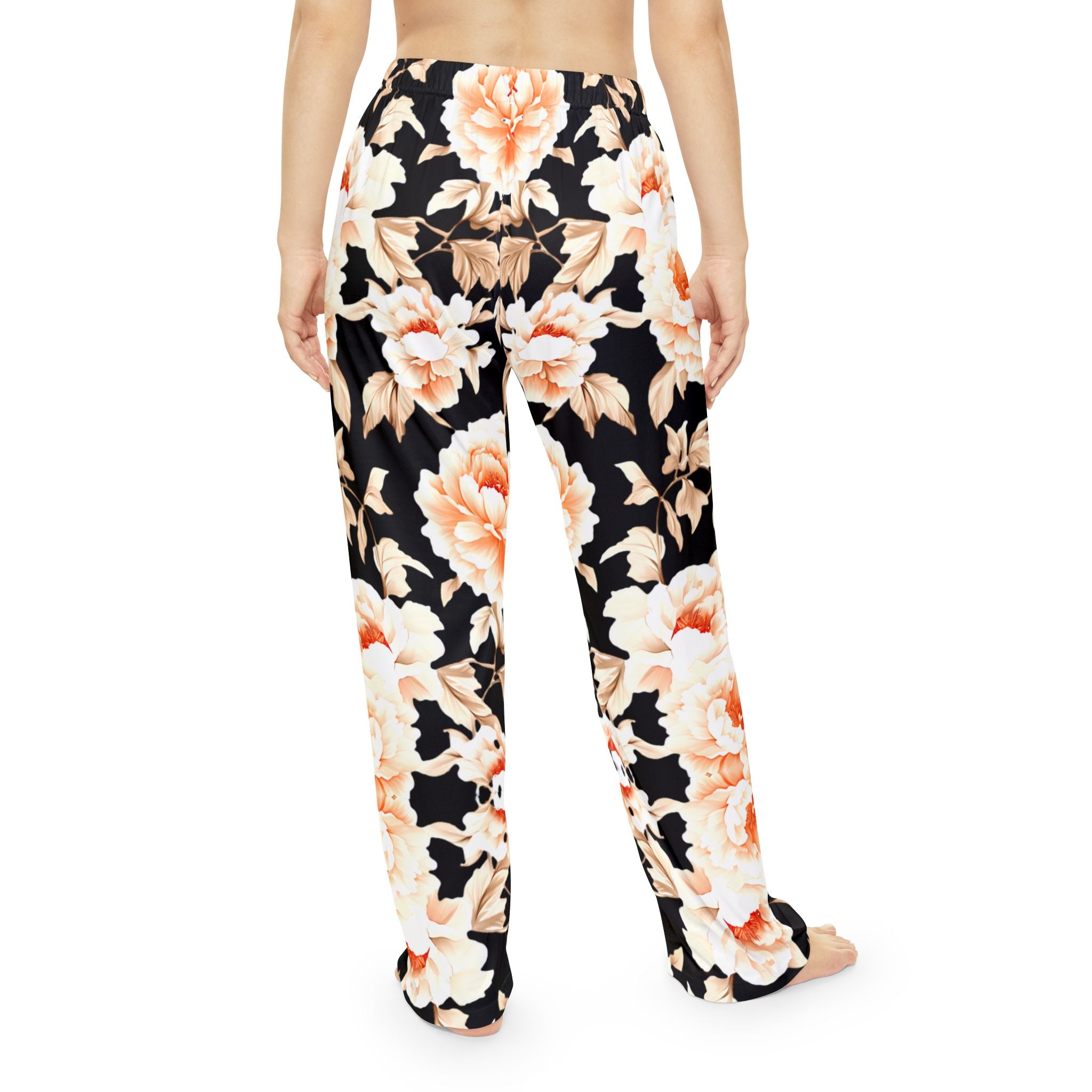 Floral Print Women's Pajama Pants - Comfortable Sleepwear for Relaxing Nights - Angel Body